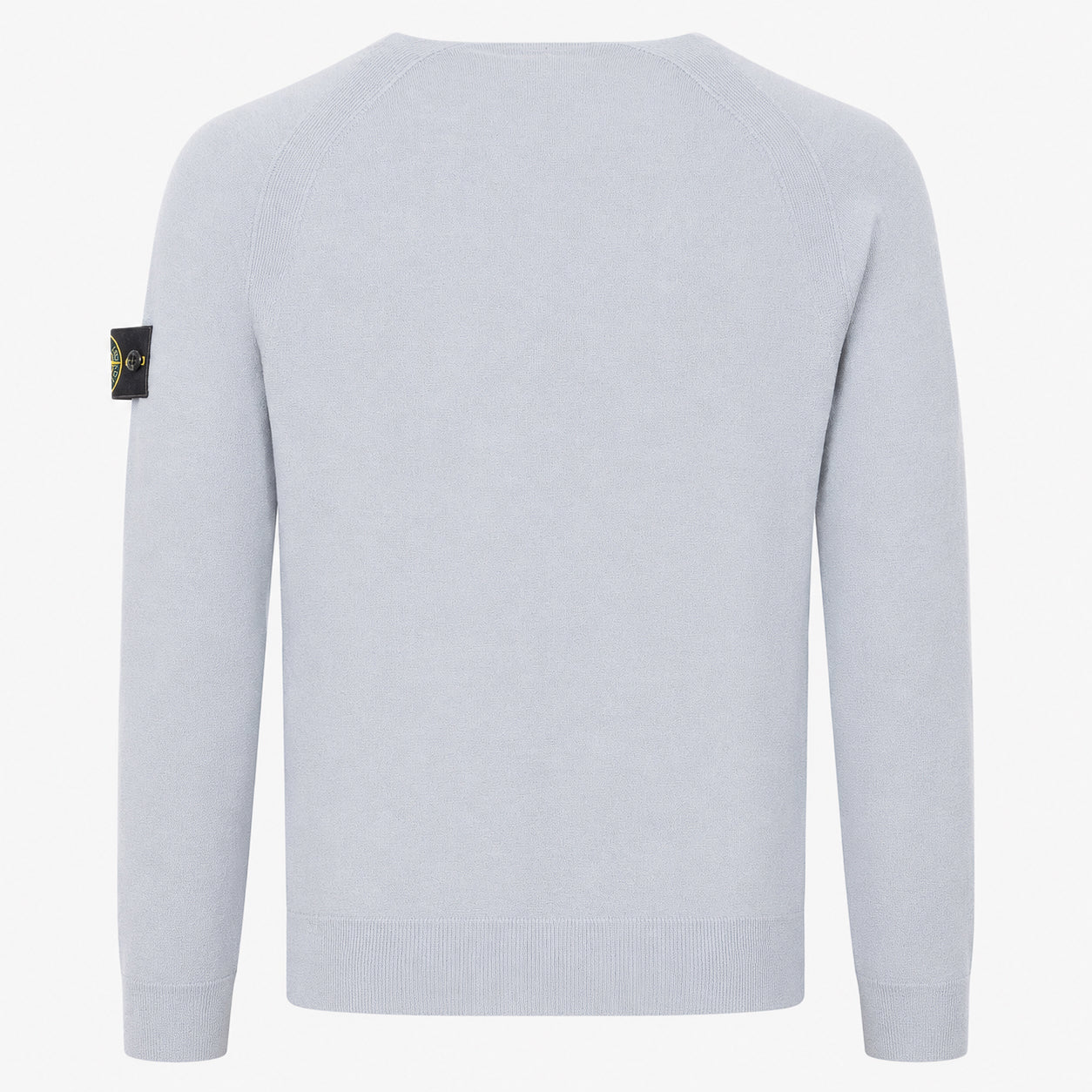 Stone Island Gebreide Trui Grijs/Blauw | Loose Fit Stretch RWS Wool