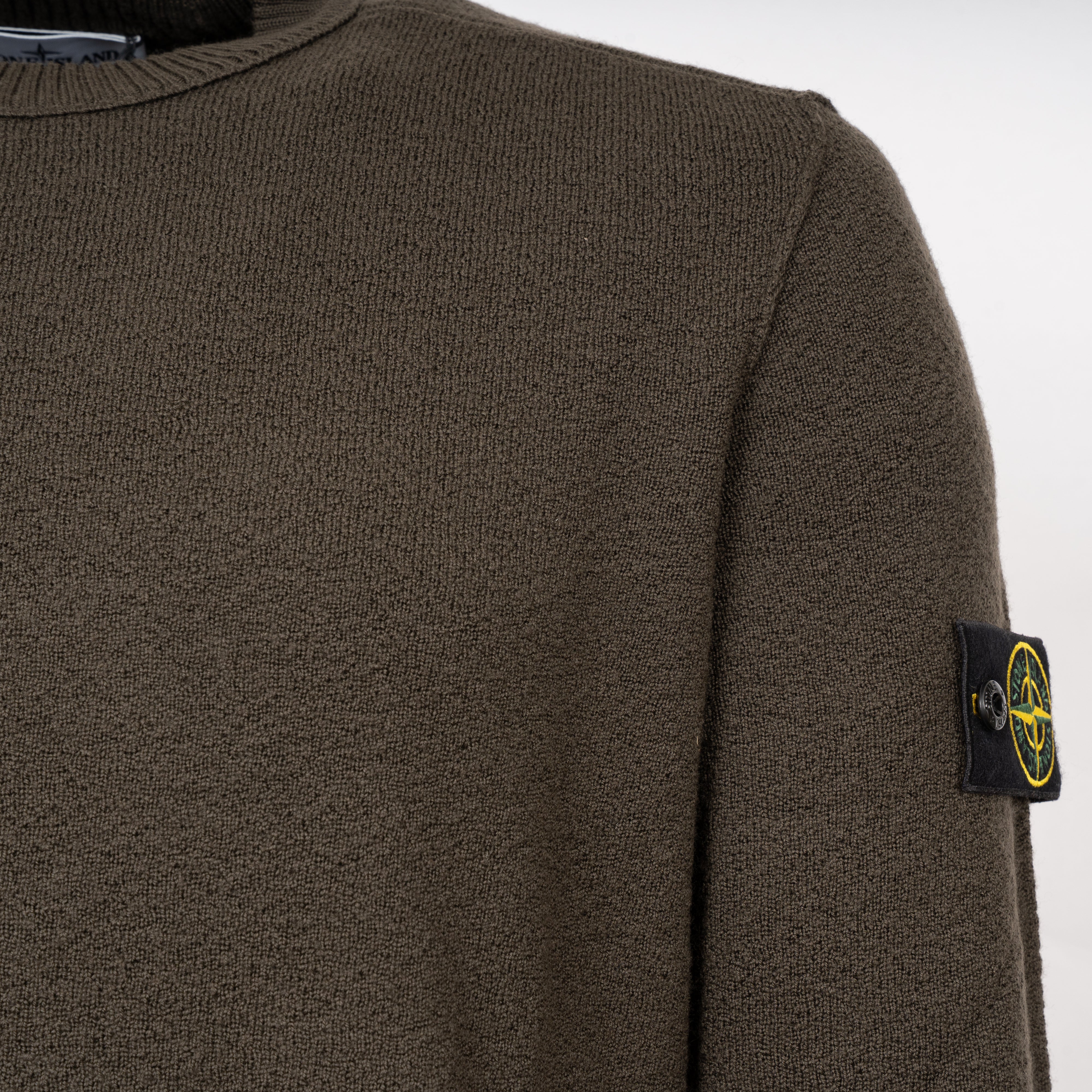 Stone Island Gebreide Trui Grijs | Pure RWS Wool