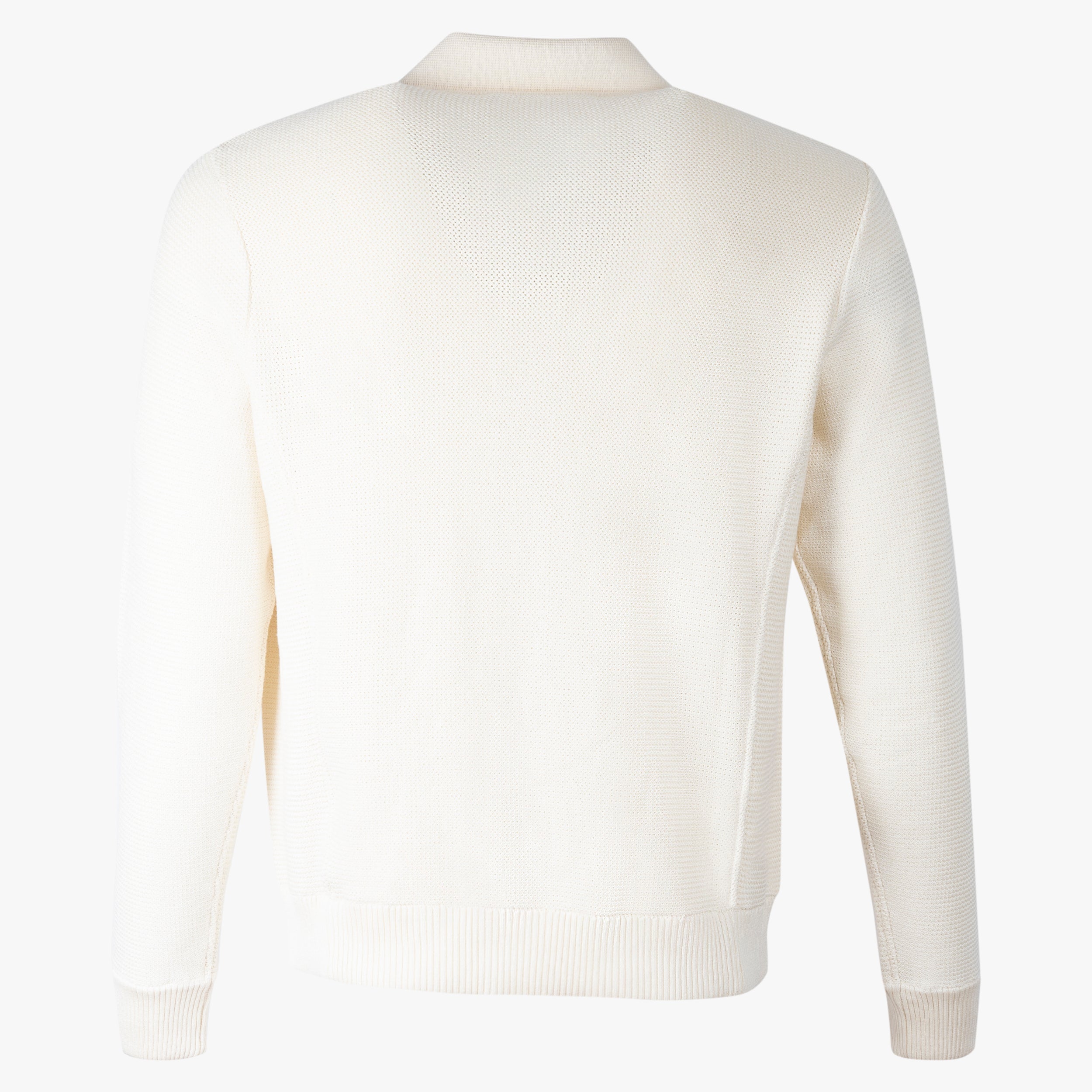 Maurizio Baldassari Knitted Overshirt Crème | Summer Stitch Blouson