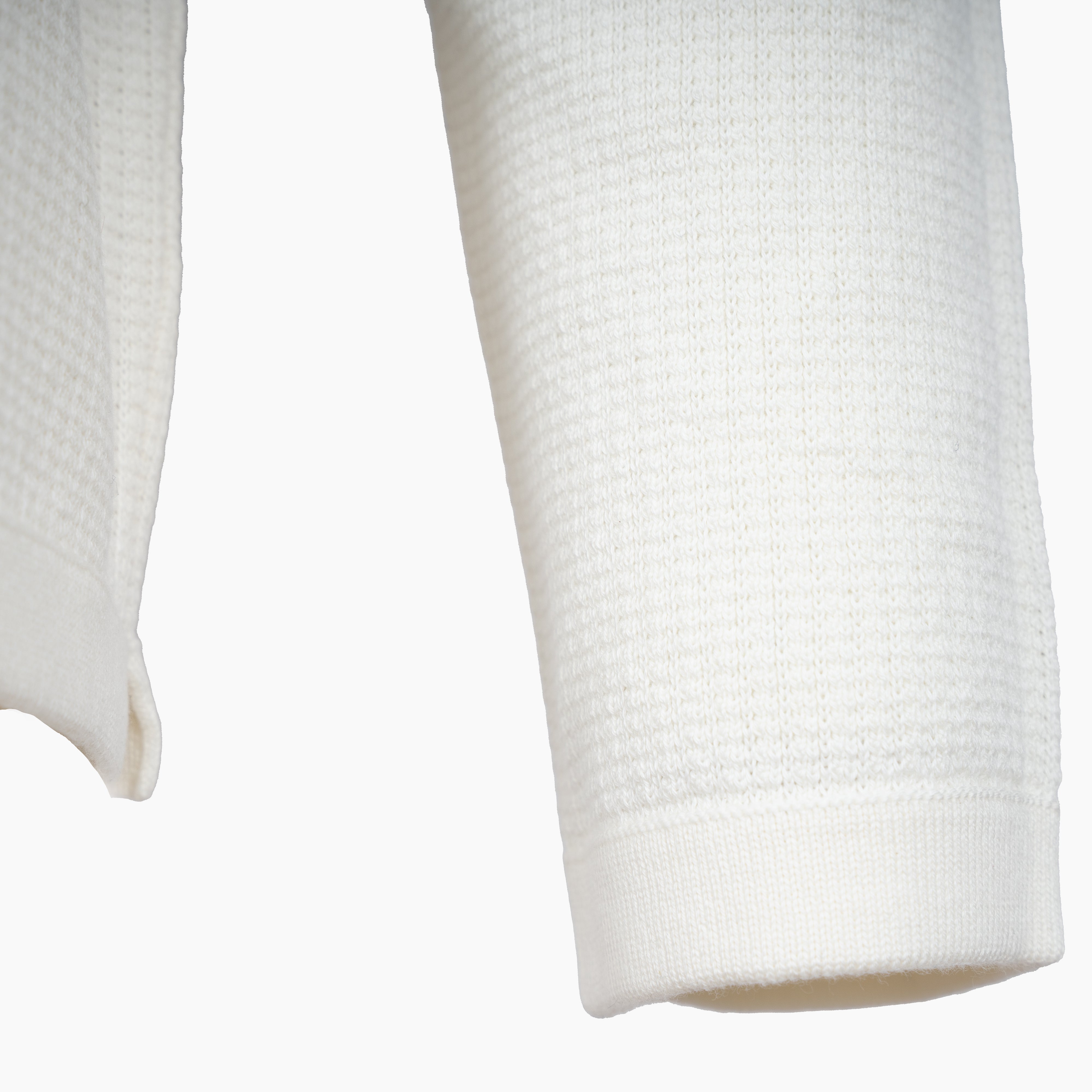 Stone Island Gebreide Polotrui Crème | Micro Stitch