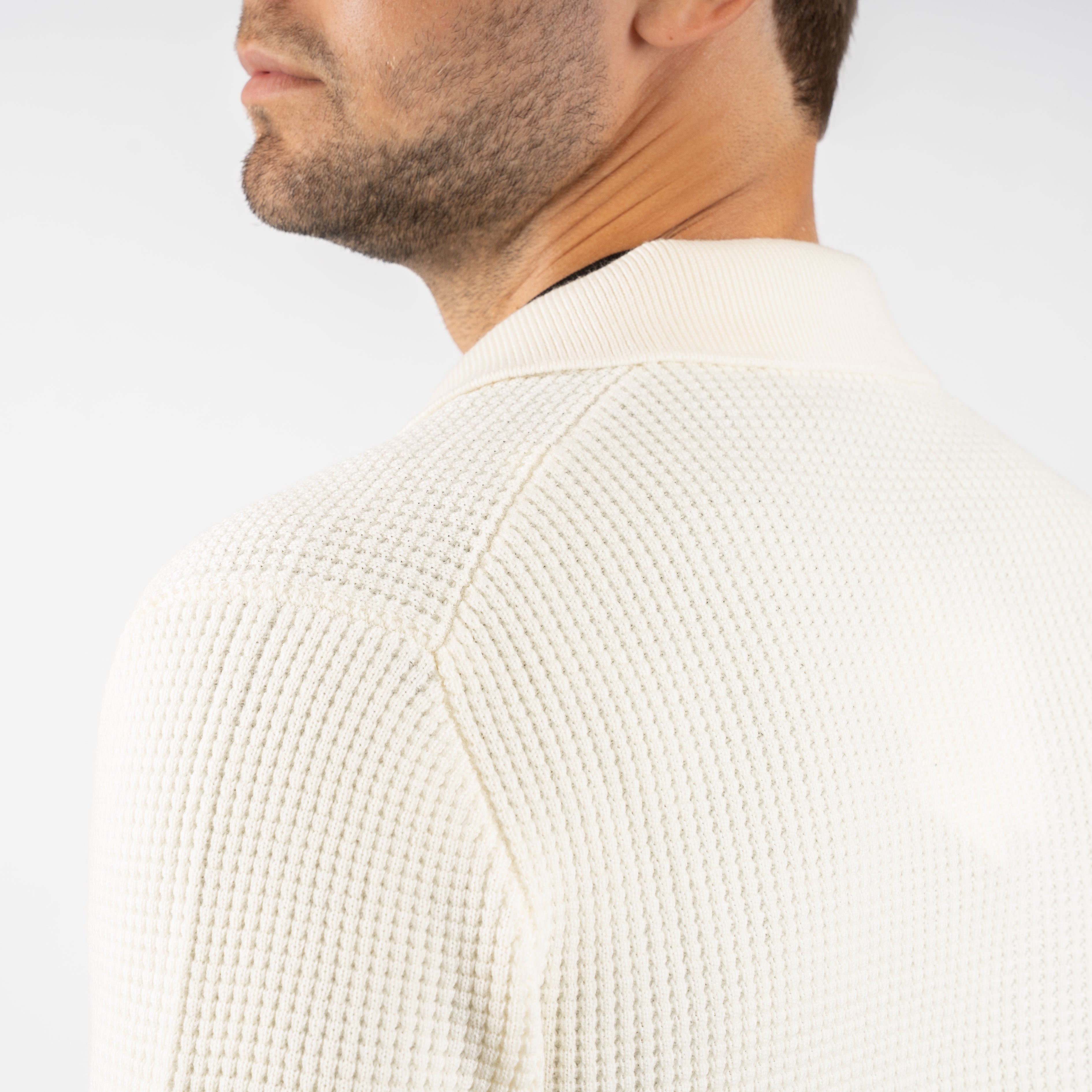 Gran Sasso Gebreide Polotrui Crème | Extrafine Merino