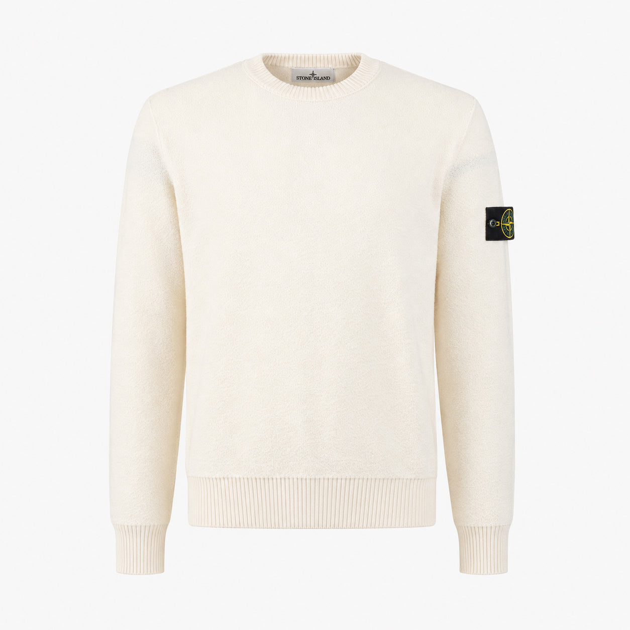 Stone Island Gebreide Trui Crème | Pure RWS Wool