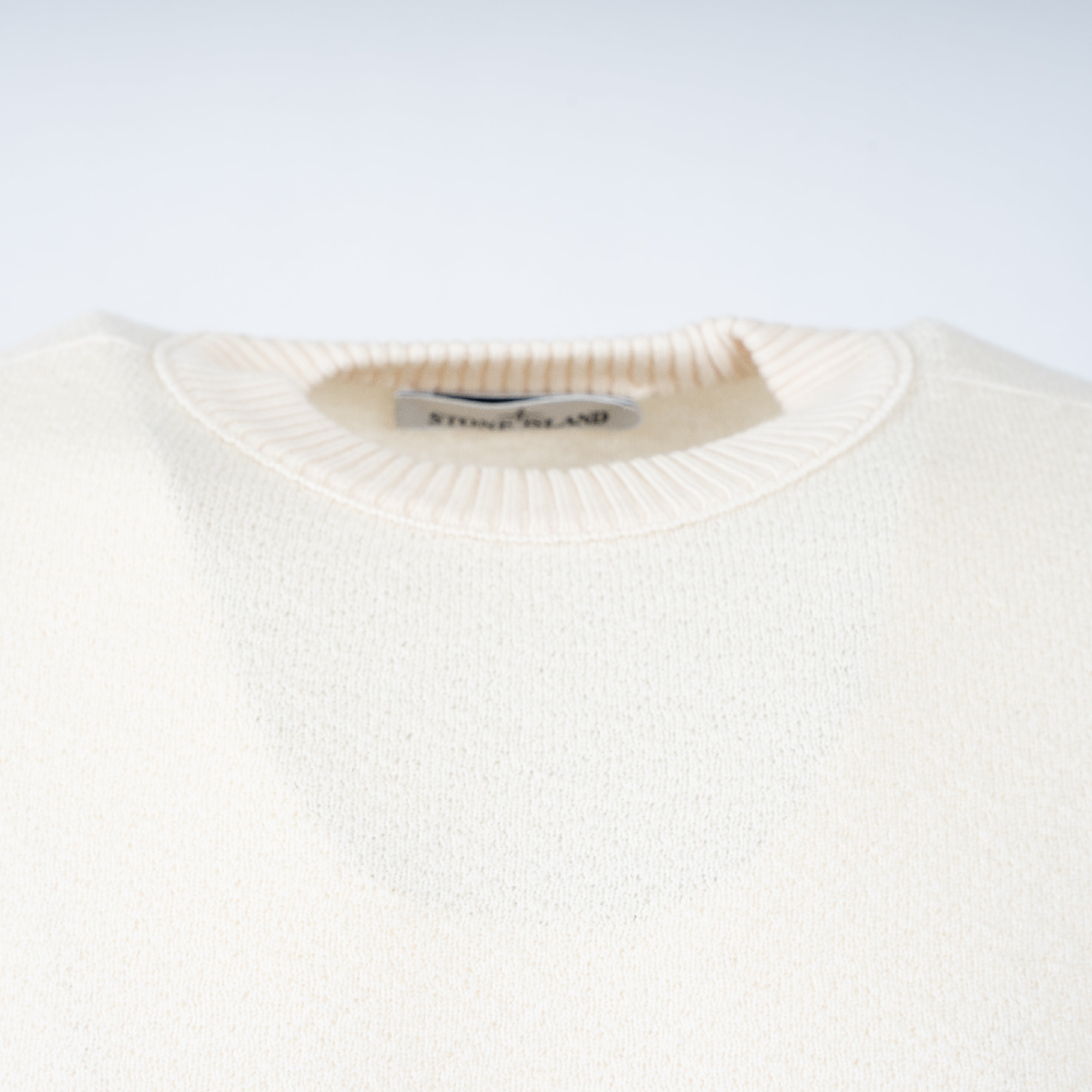 Stone Island Gebreide Trui Crème | Pure RWS Wool
