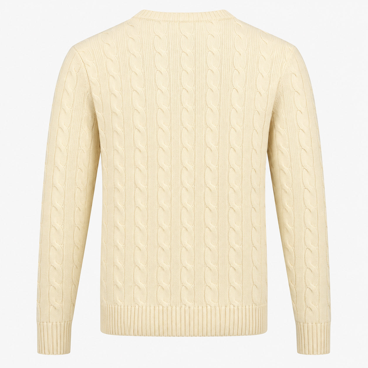 Ralph Lauren Gebreide Kabeltrui Crème | Cable-Knit