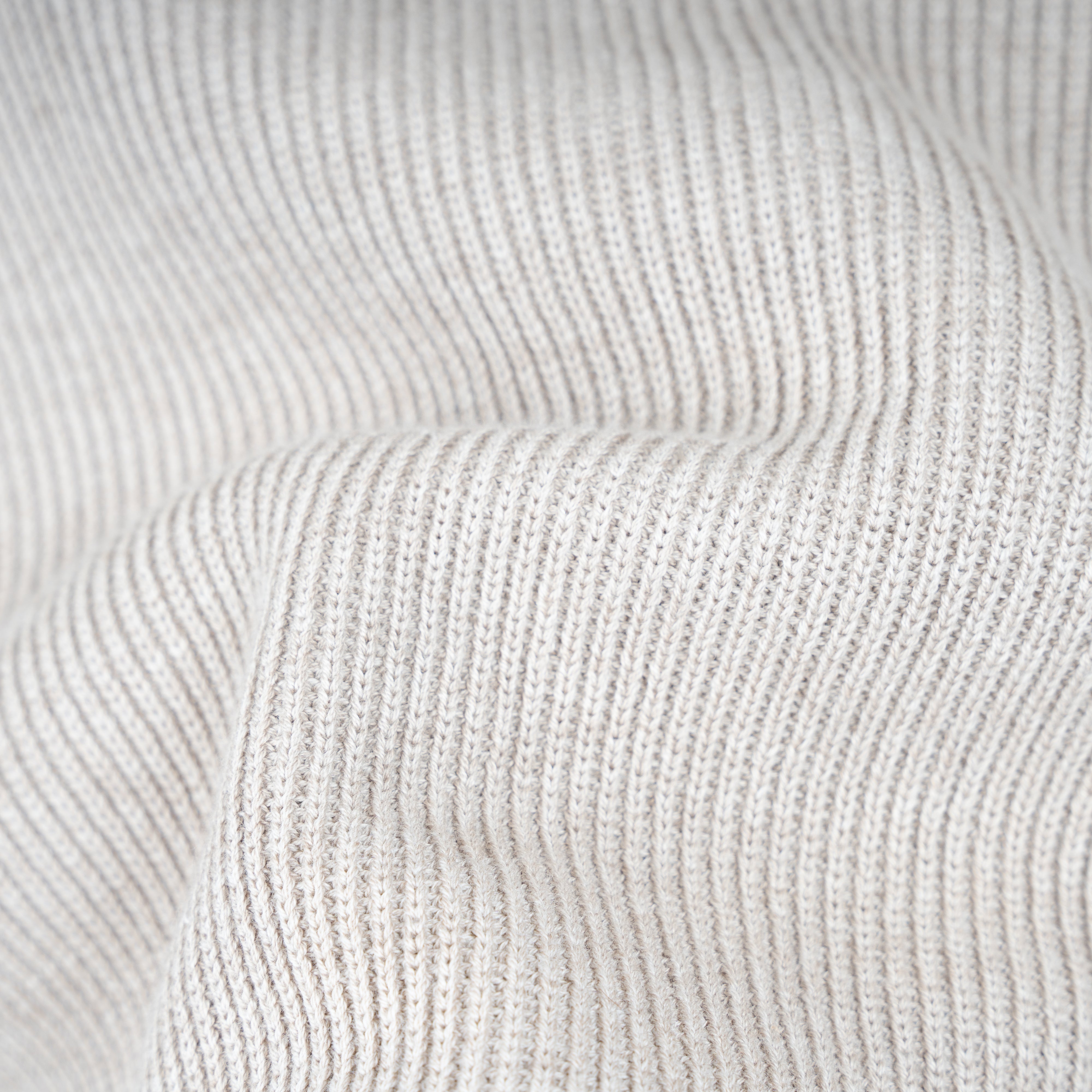 Stone Island Gebreide Trui Ronde Hals Beige | Soft Organic Cotton