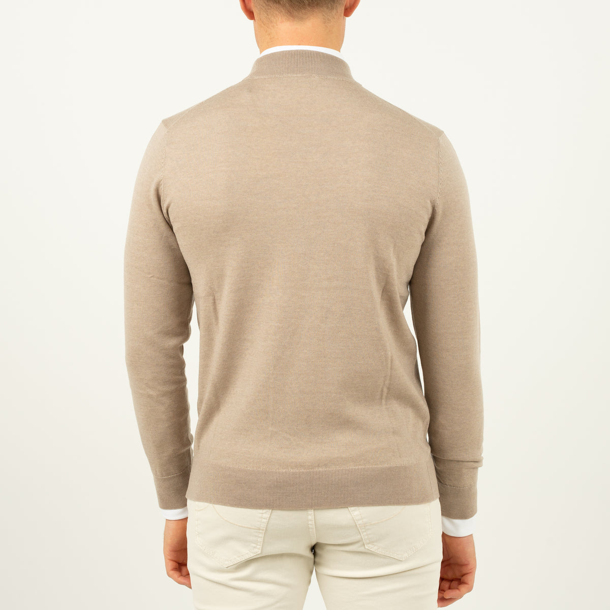 SEVEN DIALS Gebreide Turtleneck Trui Zand | Goy