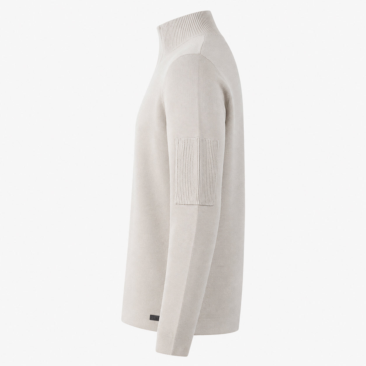 Genti Technische Trui met Rits Beige | Cool Dry