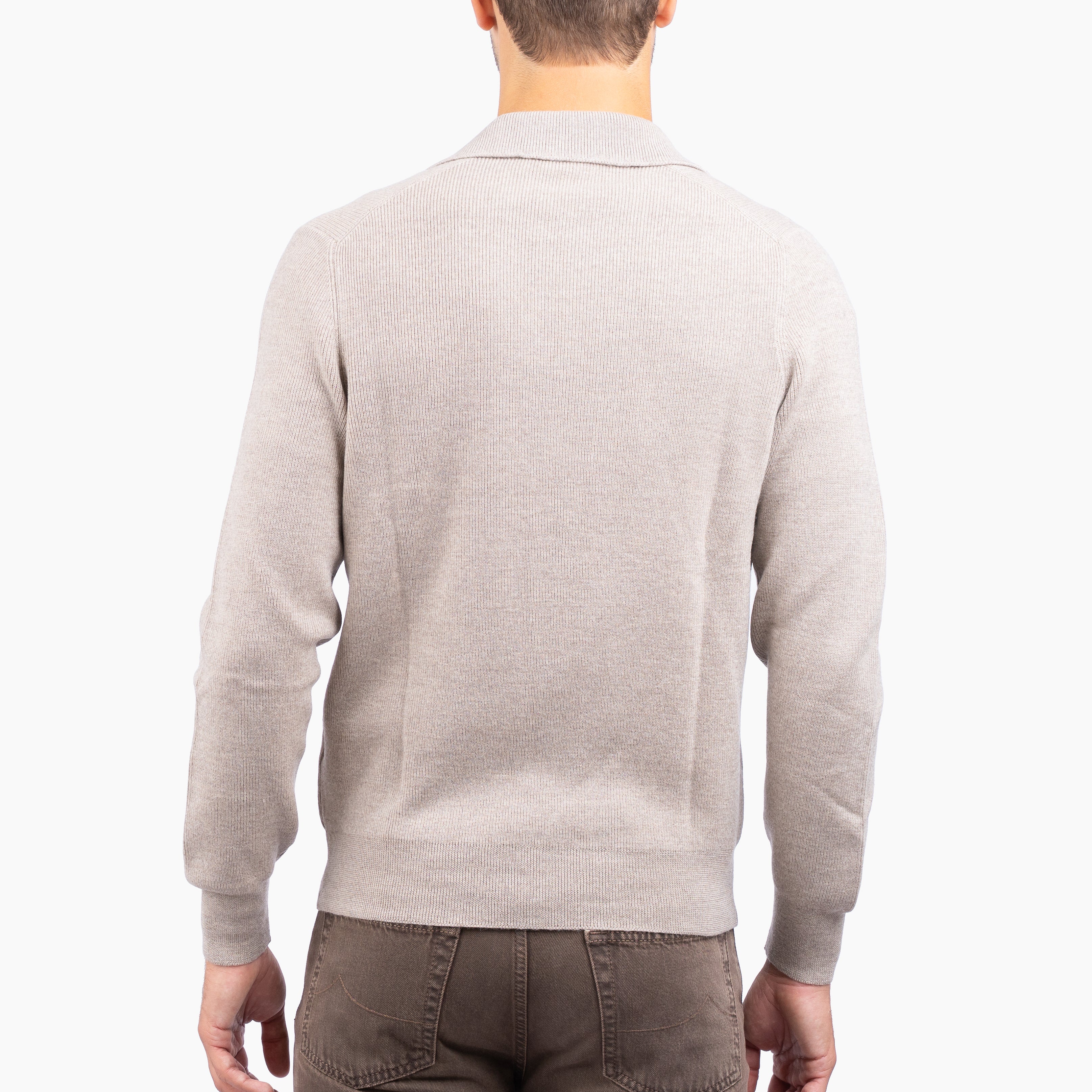 Gran Sasso Vest Beige | Extrafine Merino