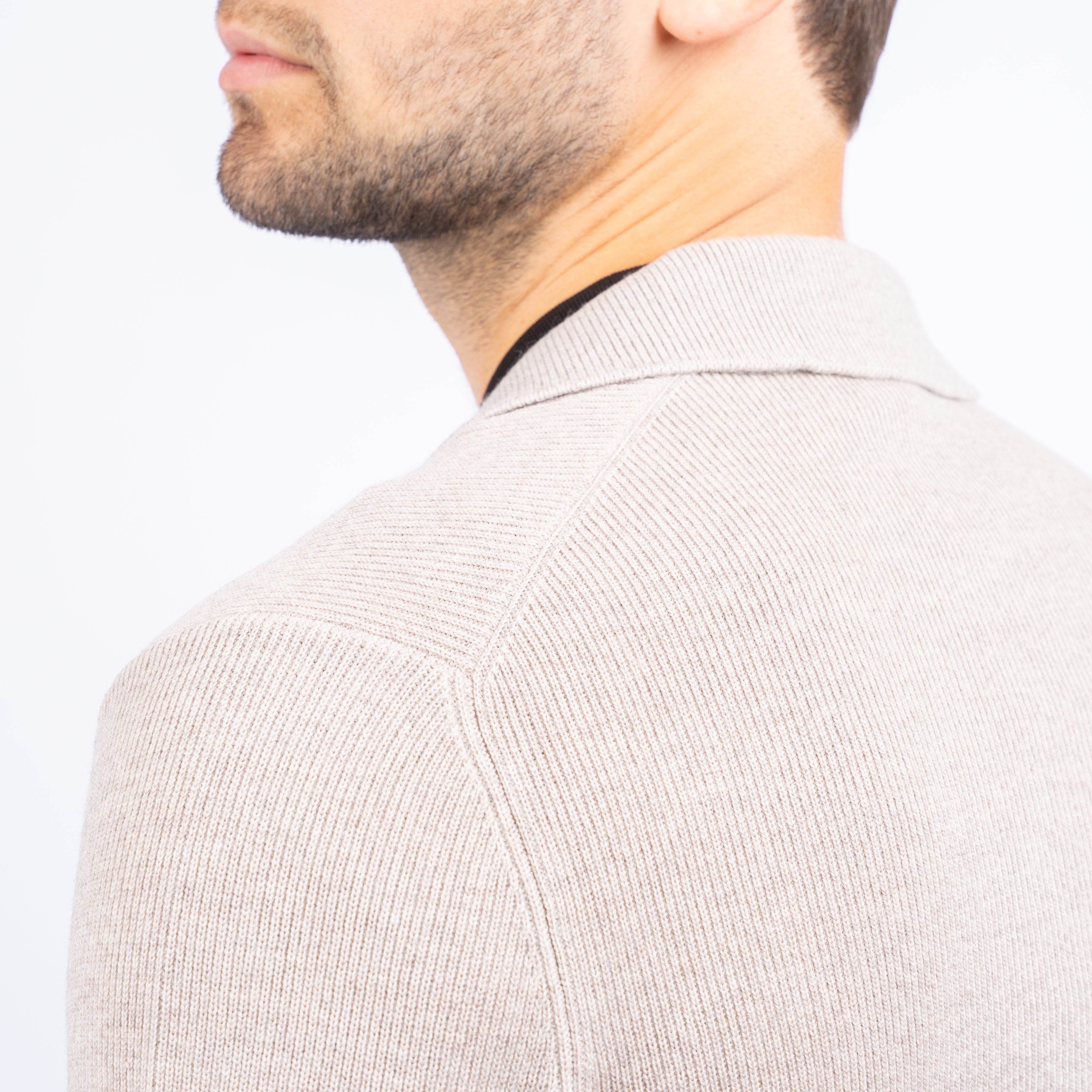 Gran Sasso Vest Beige | Extrafine Merino