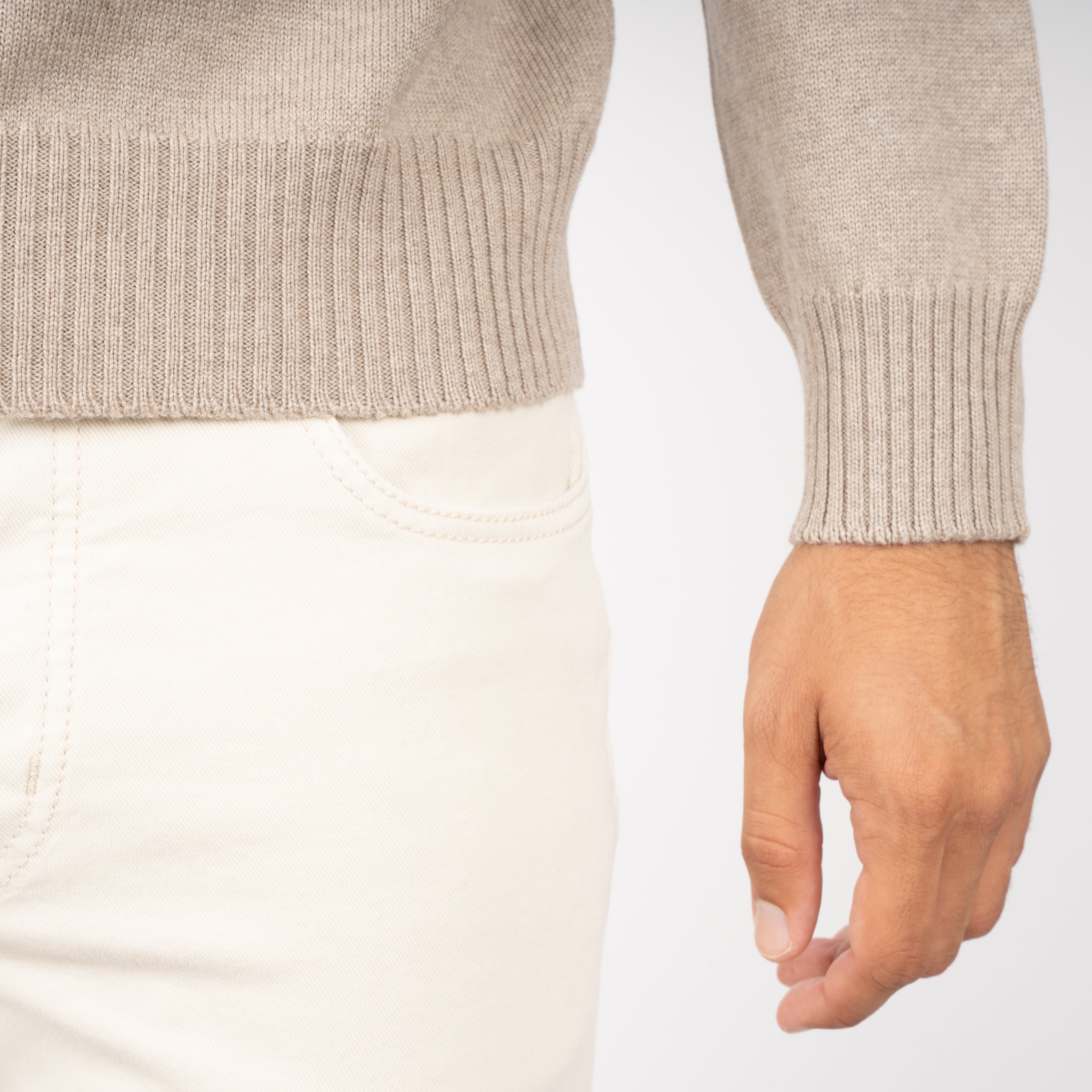Gran Sasso Coltrui Beige | Extrafine Merino