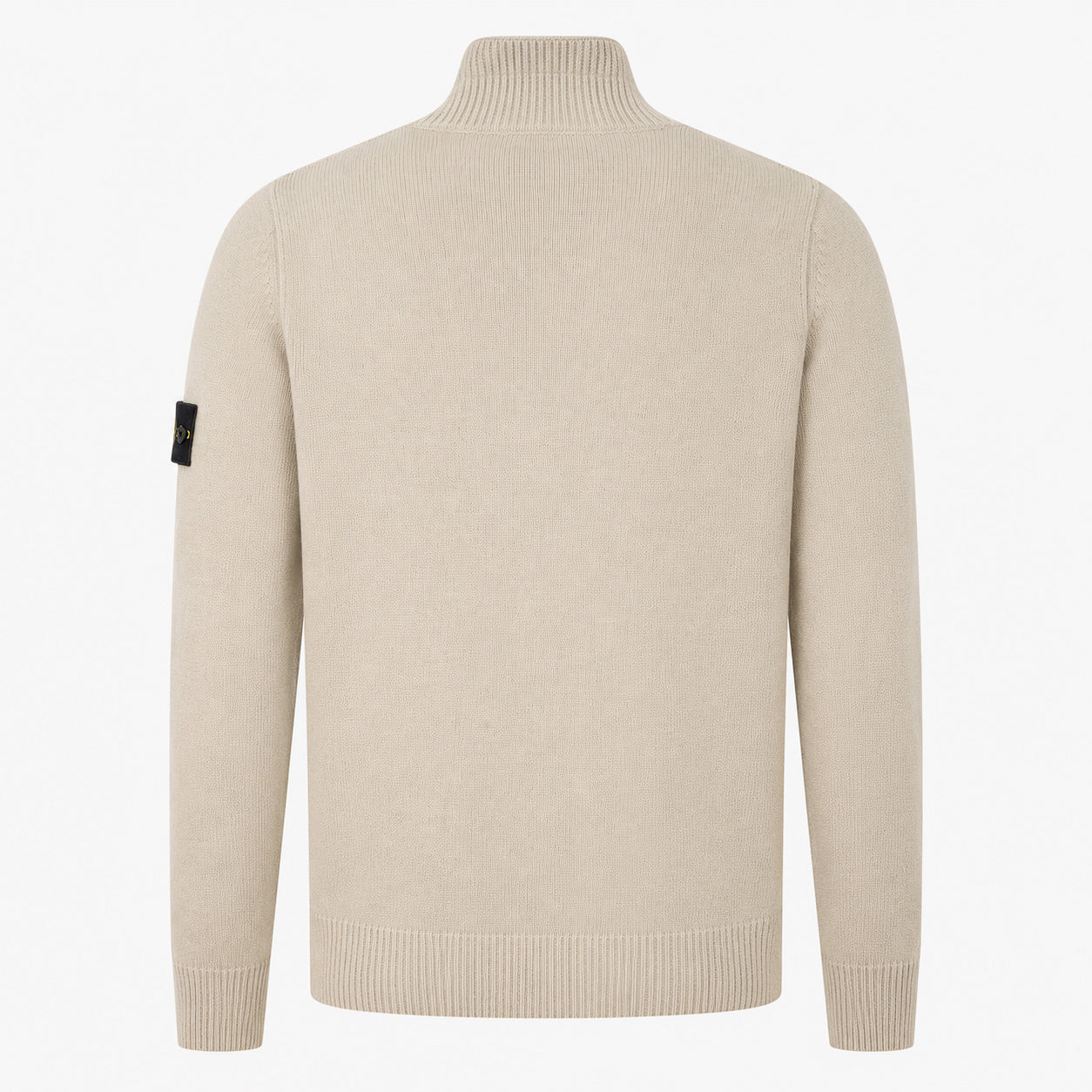 Stone Island Gebreide Trui met Knopenlijst Zand | Lambswool
