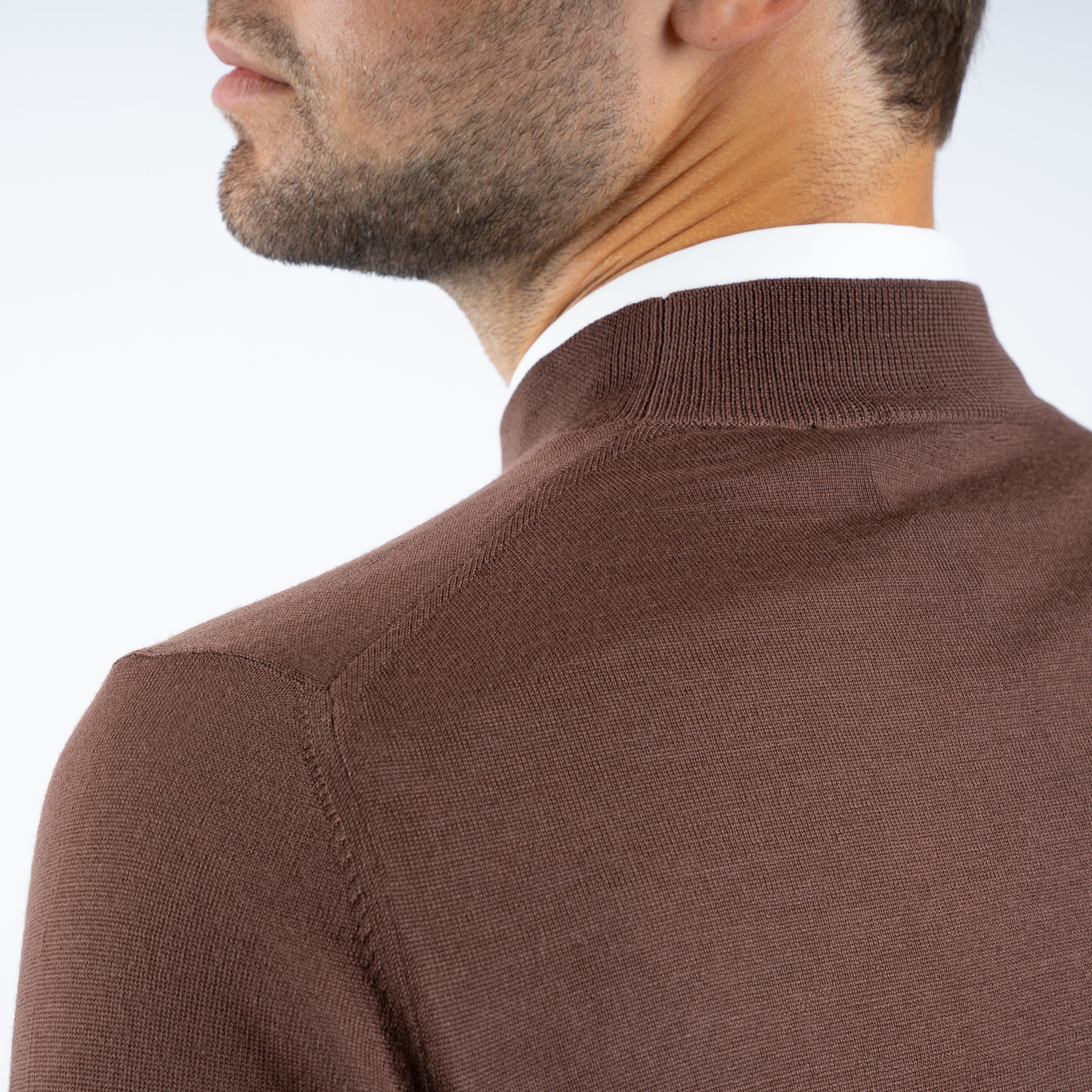 Gran Sasso Gebreide Turtleneck Trui Camel | Extrafine Merino
