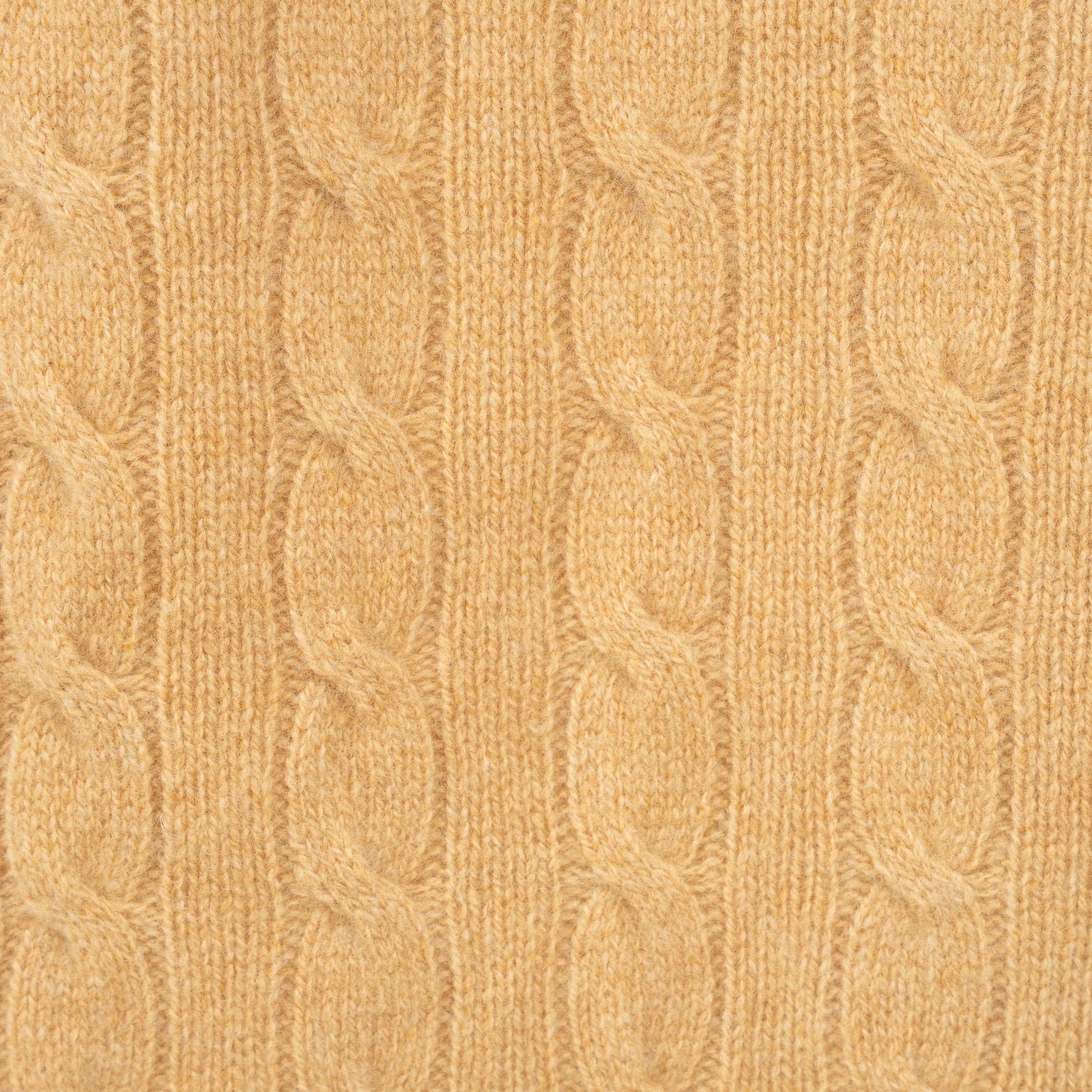 Ralph Lauren Gebreide Kabeltrui Camel | Cable-Knit