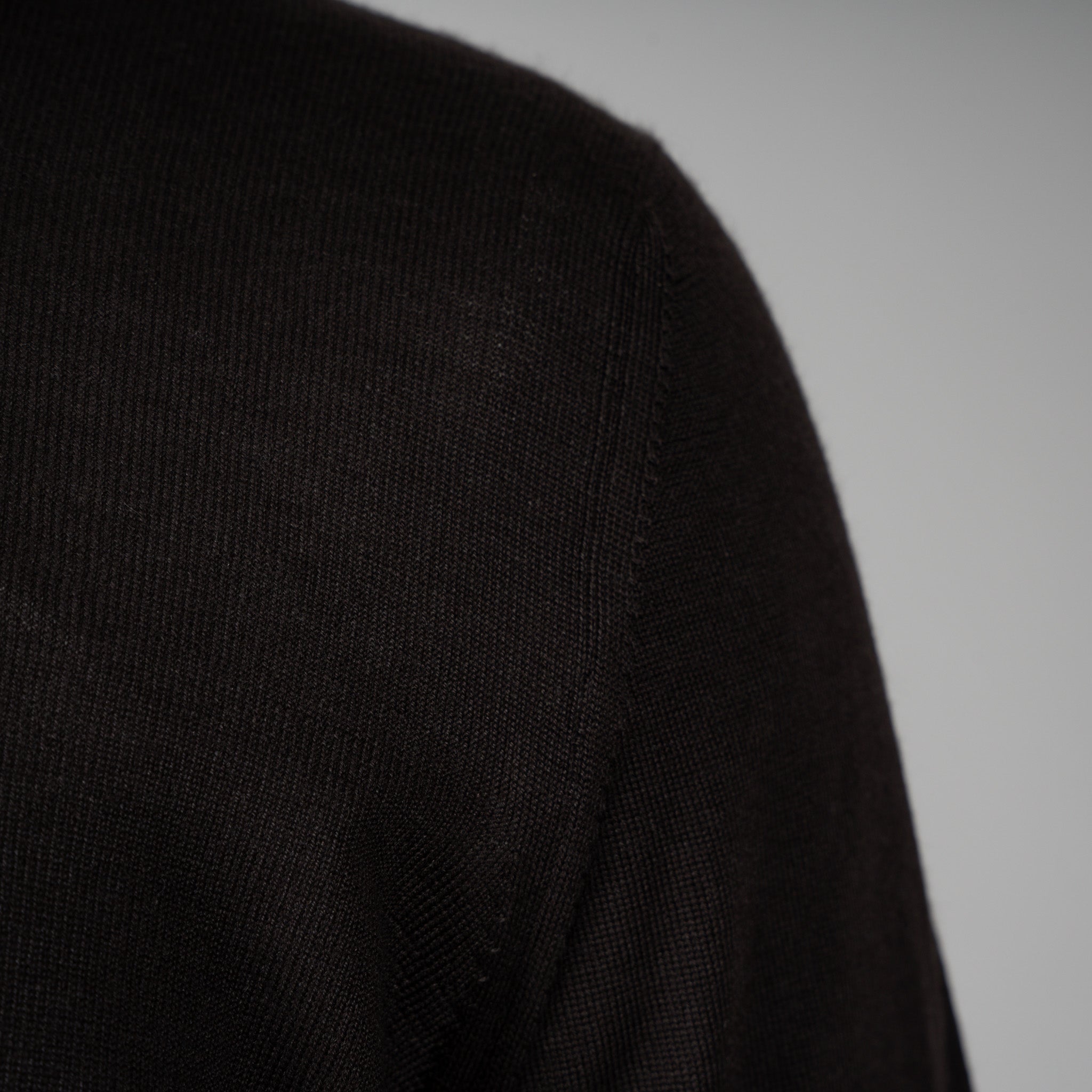 Gran Sasso Gebreide Trui Ronde Hals Bruin | Cashmere-Lana-Seta