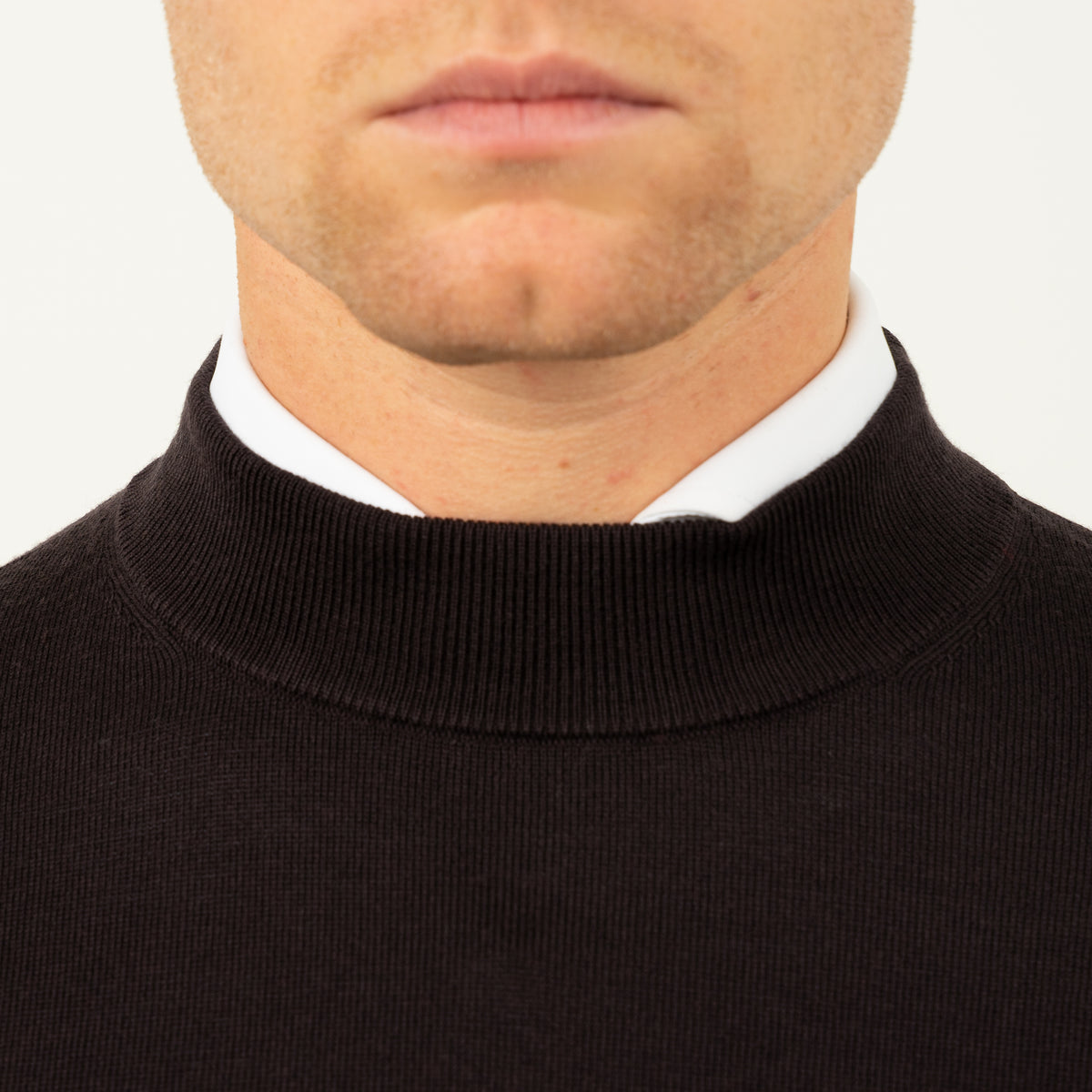 SEVEN DIALS Gebreide Turtleneck Trui Bruin | Goy