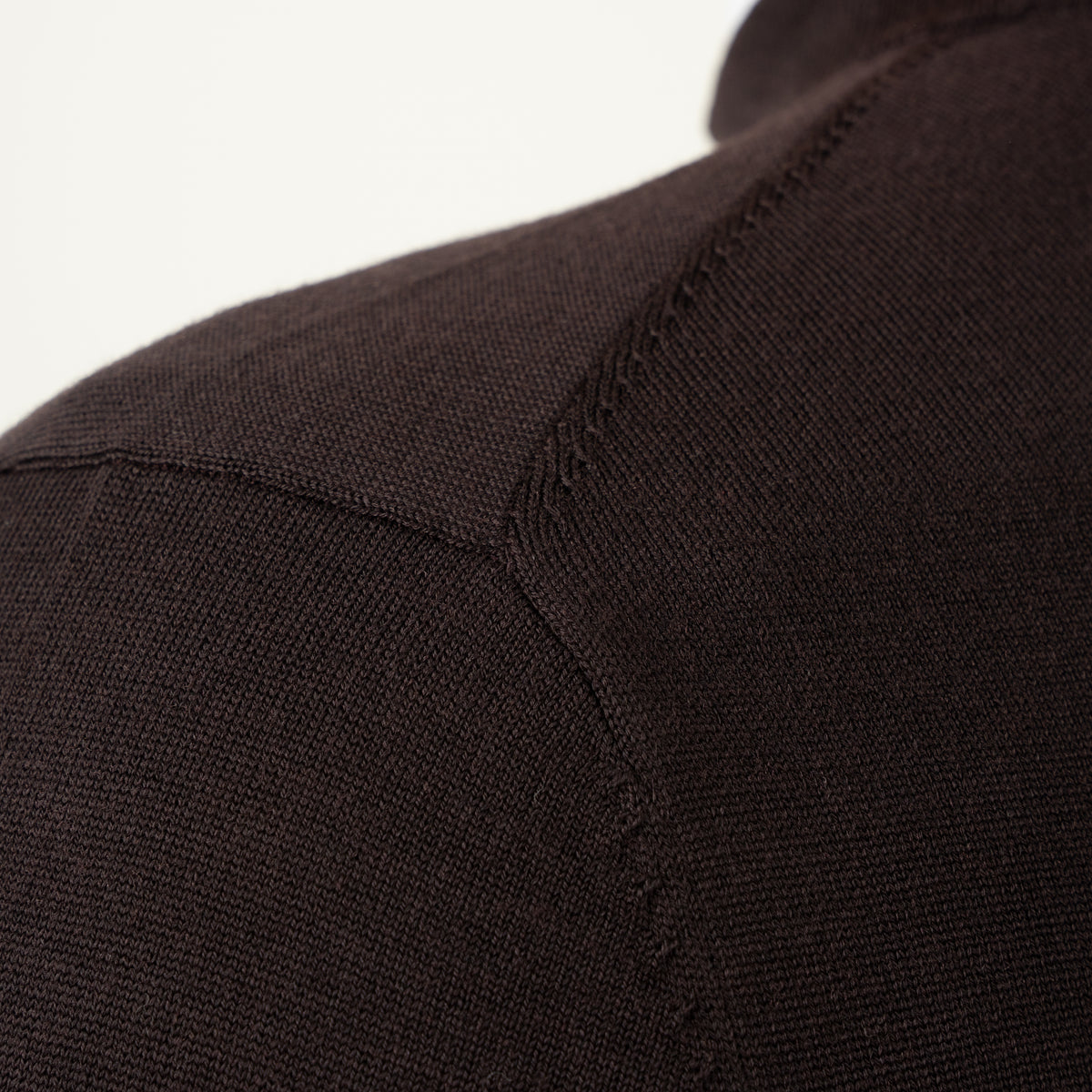 SEVEN DIALS Gebreide Turtleneck Trui Bruin | Goy