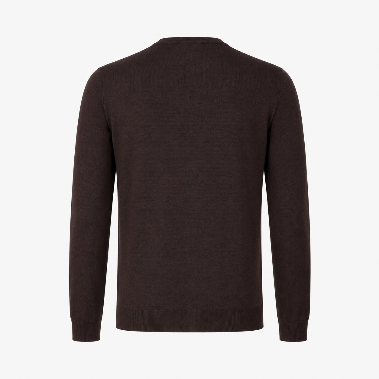 Slowear Gebreide Ronde Hals Trui Bruin | Flexwool