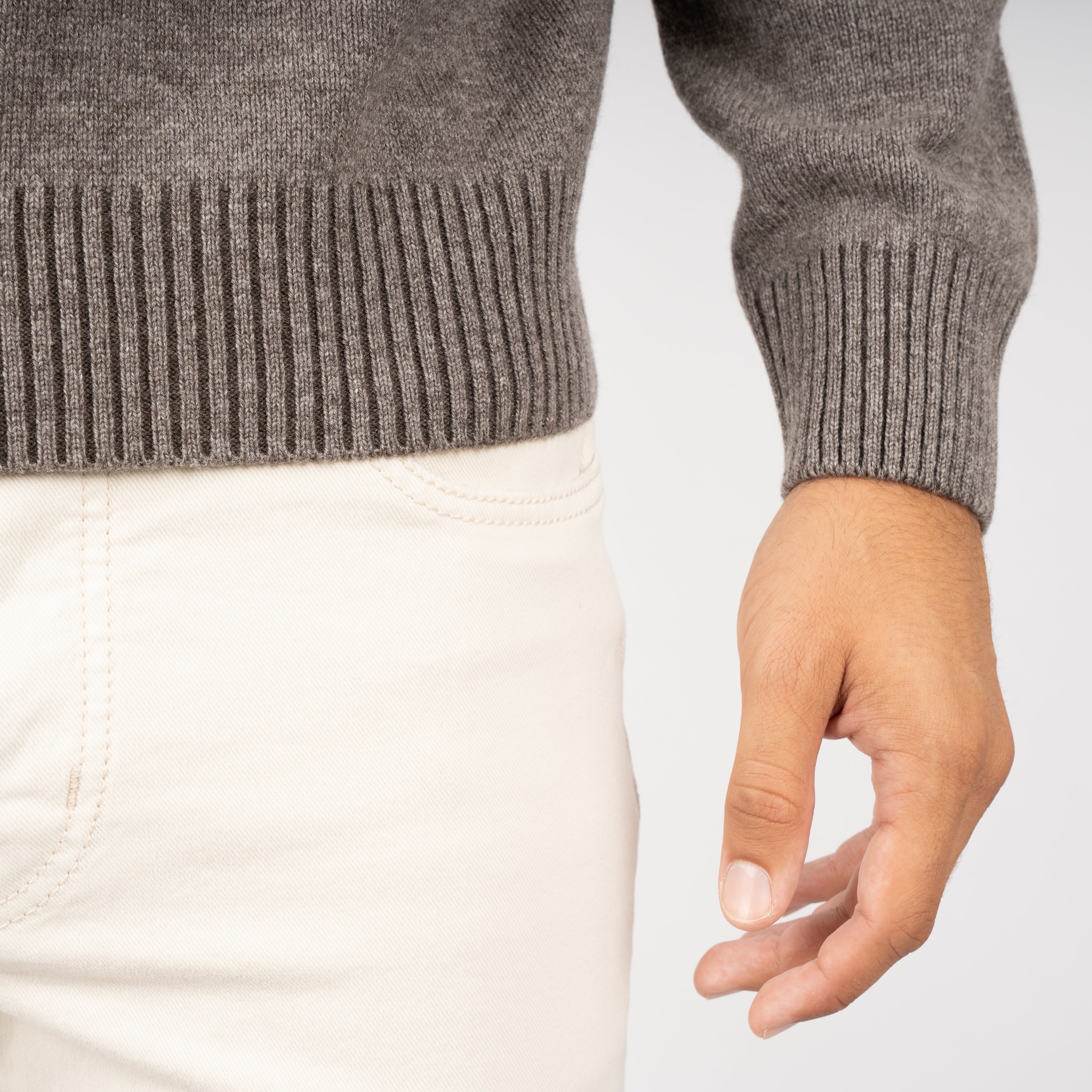 Gran Sasso Coltrui Bruin | Cashmere Lana