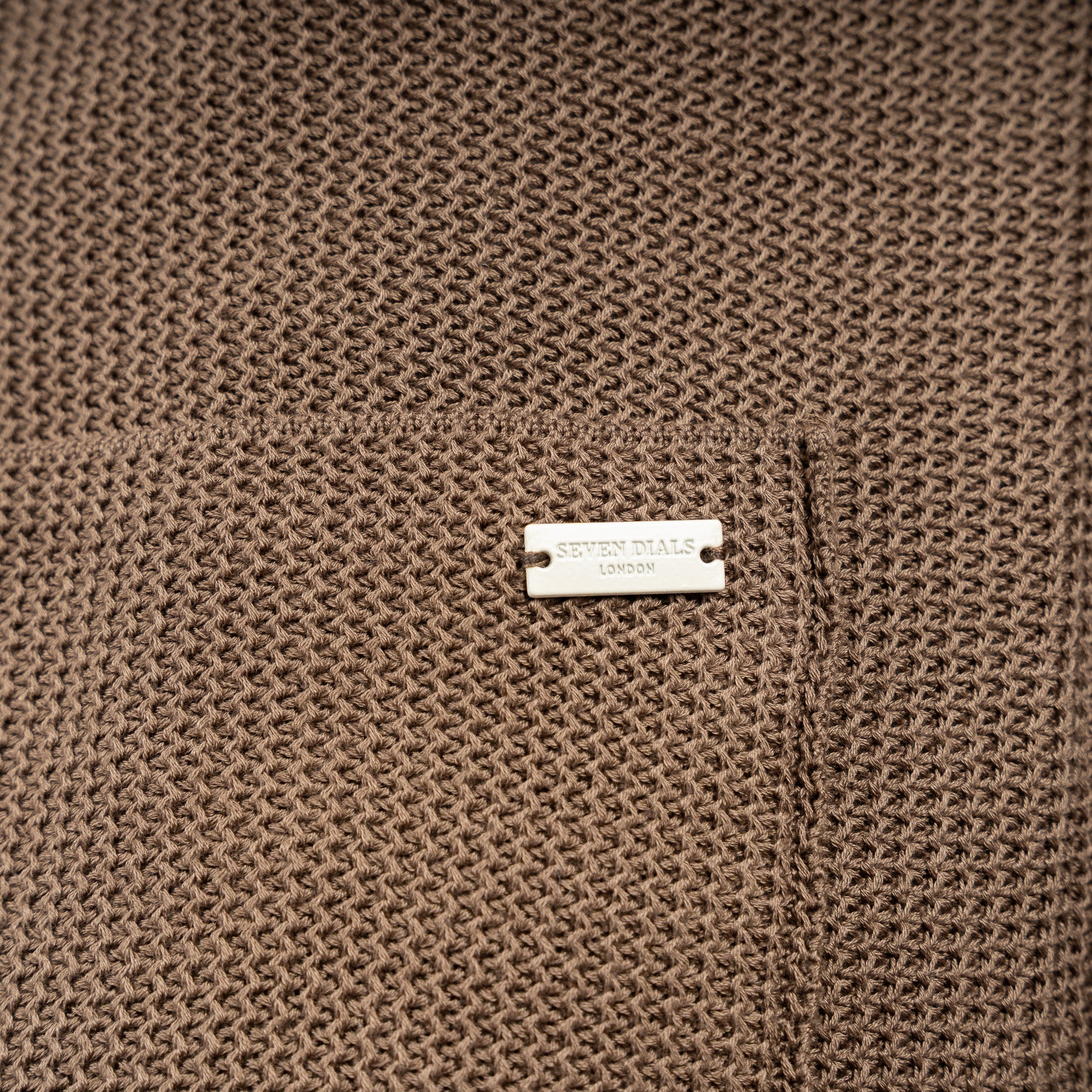 SEVEN DIALS Cardigan Middelbruin | Callum