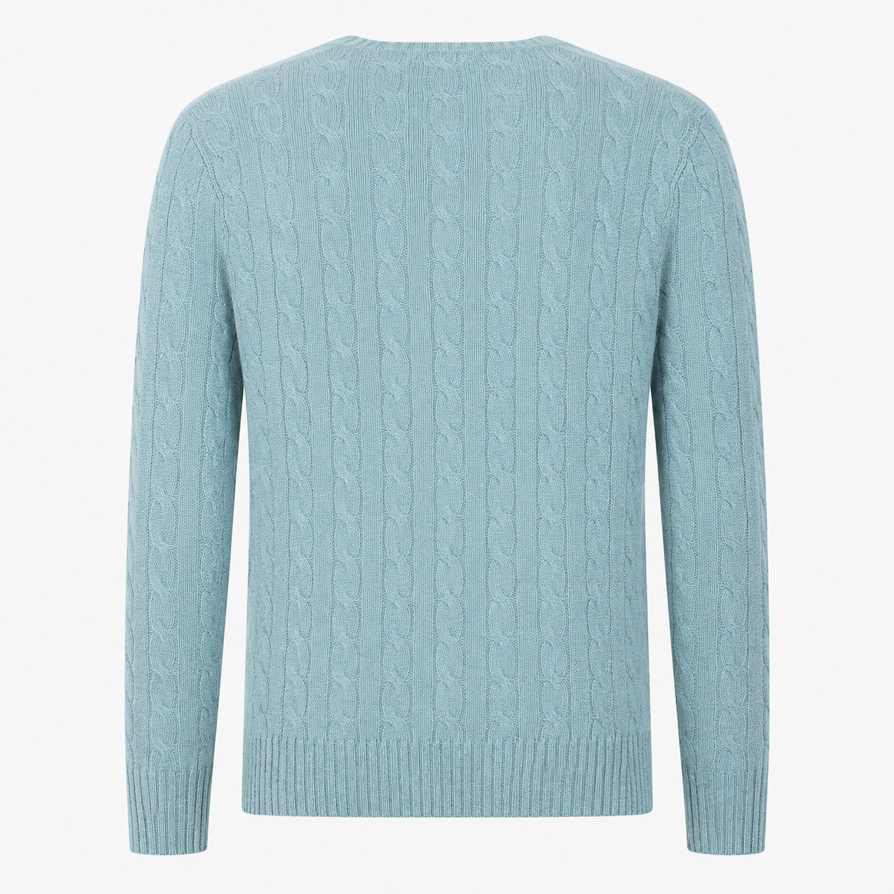 Ralph Lauren Gebreide Kabeltrui Turquoise | Cable-Knit