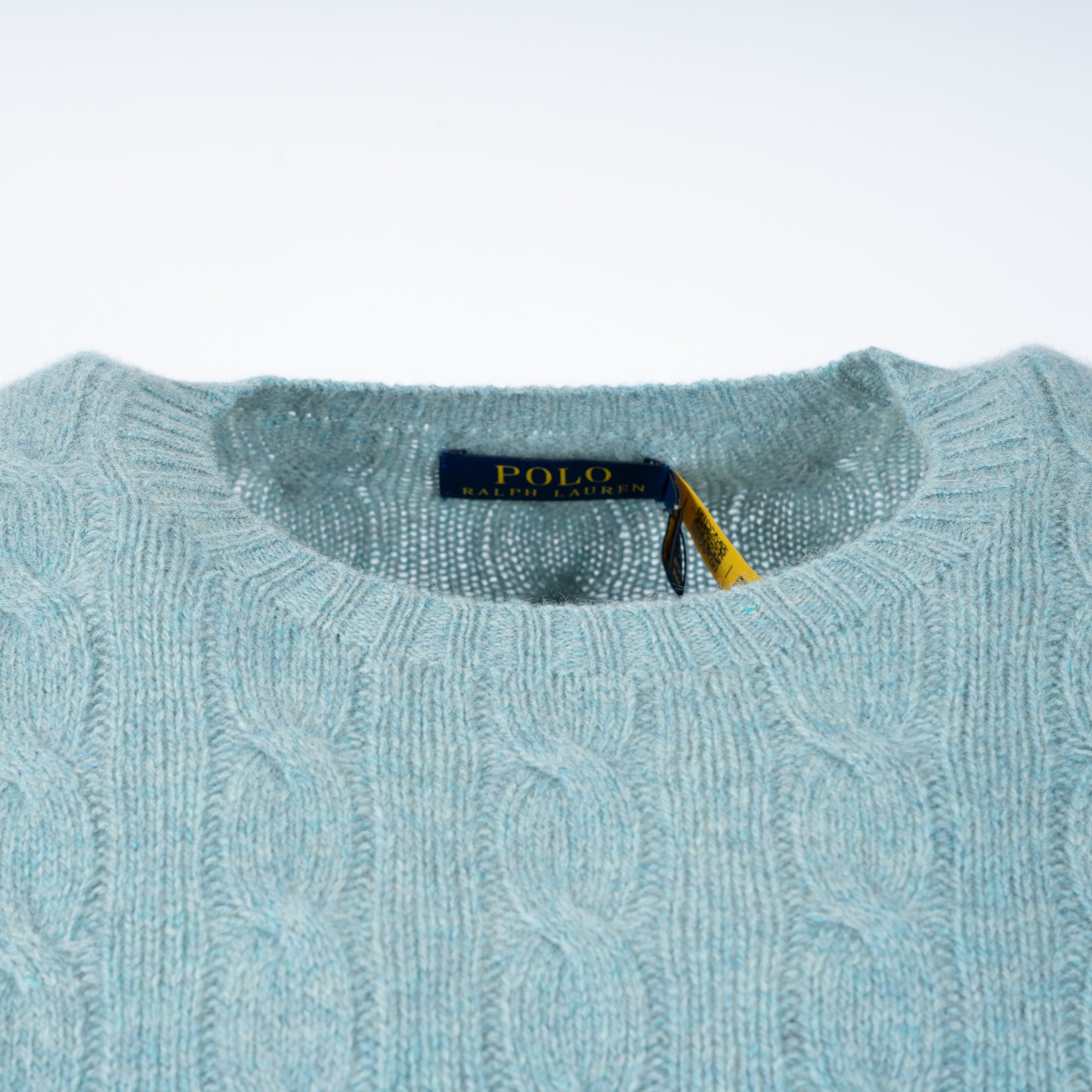 Ralph Lauren Gebreide Kabeltrui Turquoise | Cable-Knit