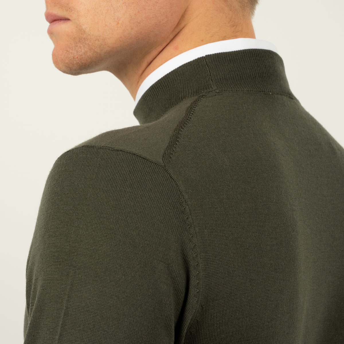 SEVEN DIALS Gebreide Turtleneck Trui Groen | Goy