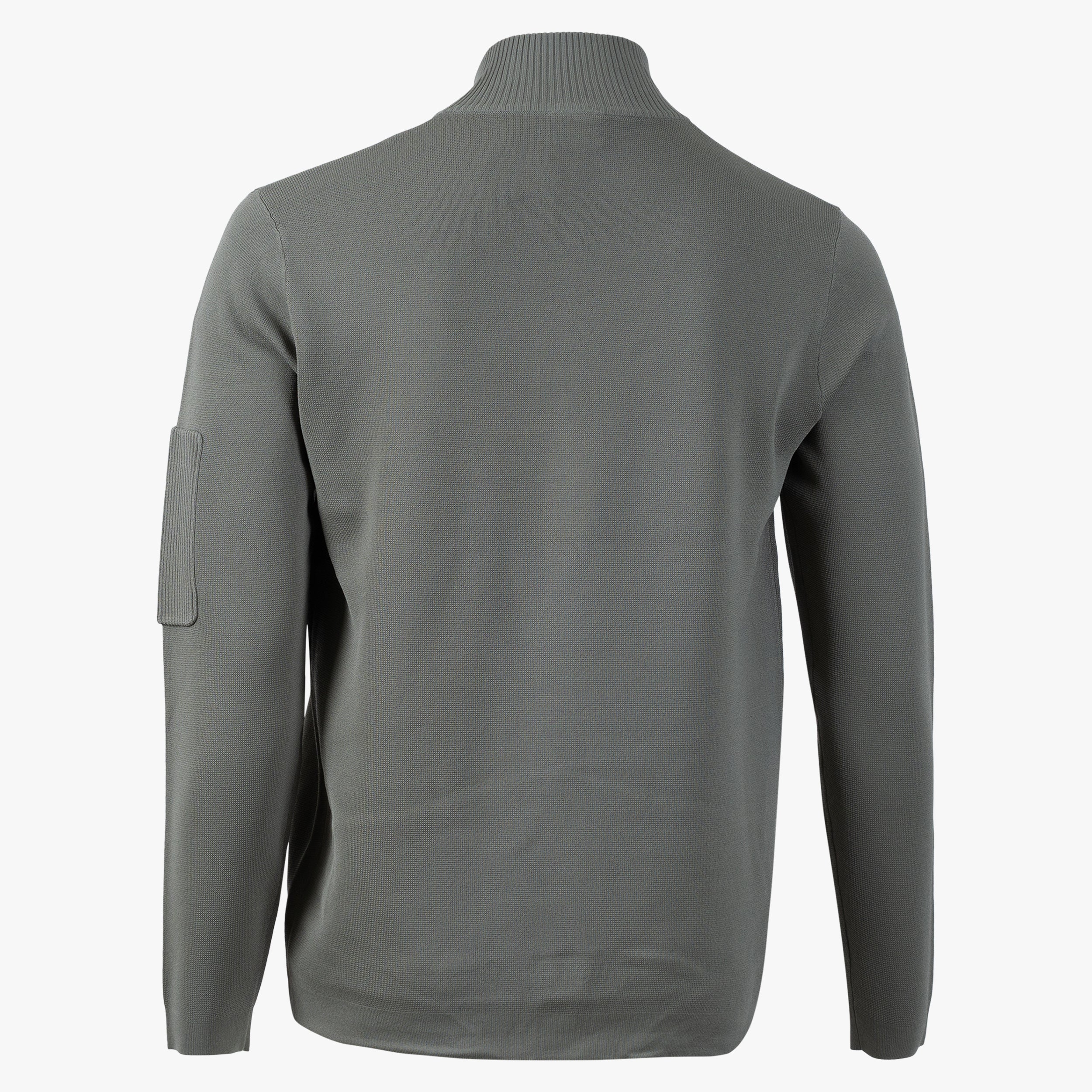 Genti Technische Trui met Rits Sagegroen | Cool Dry