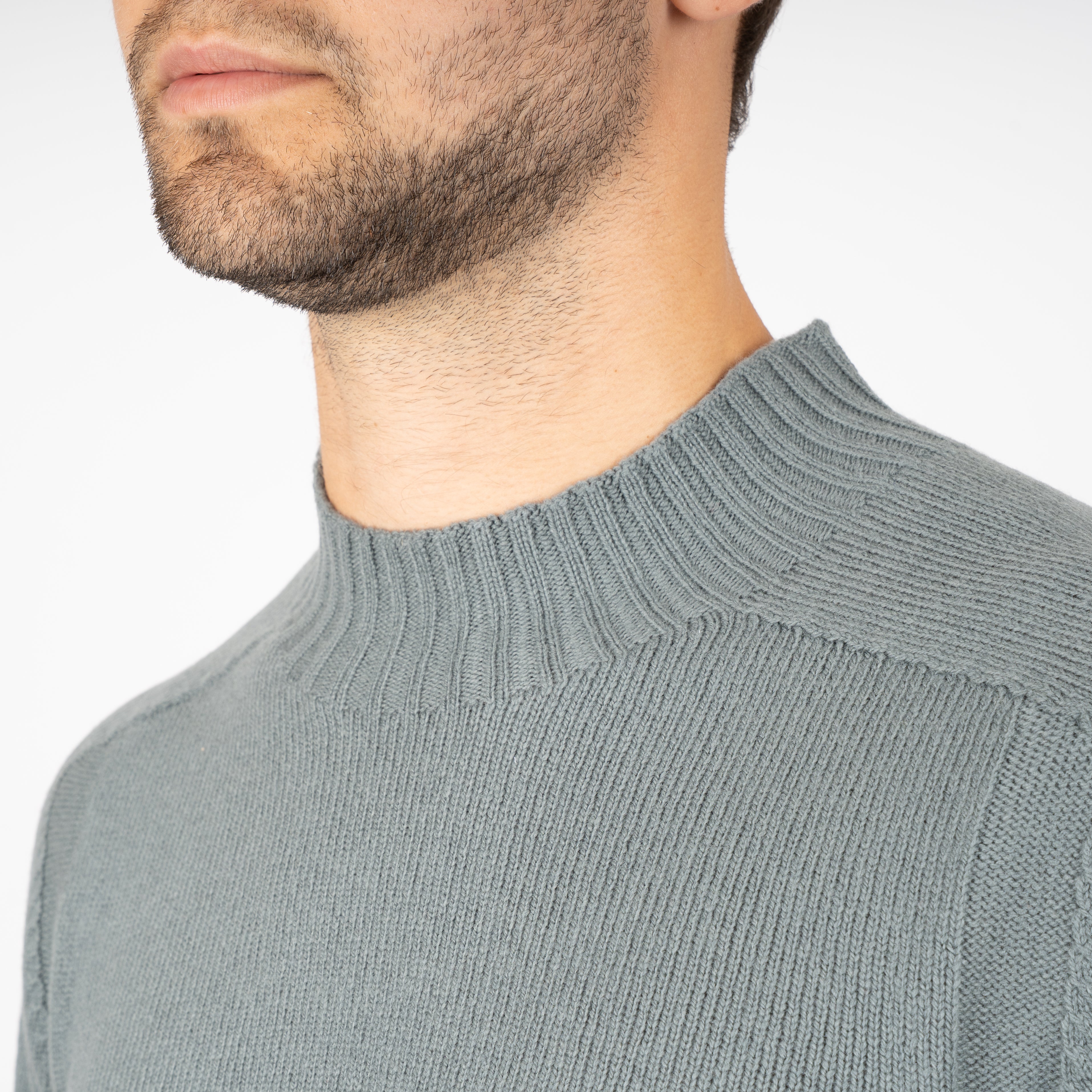 Gran Sasso Gebreide Turtleneck Trui Groen | Super Geelong