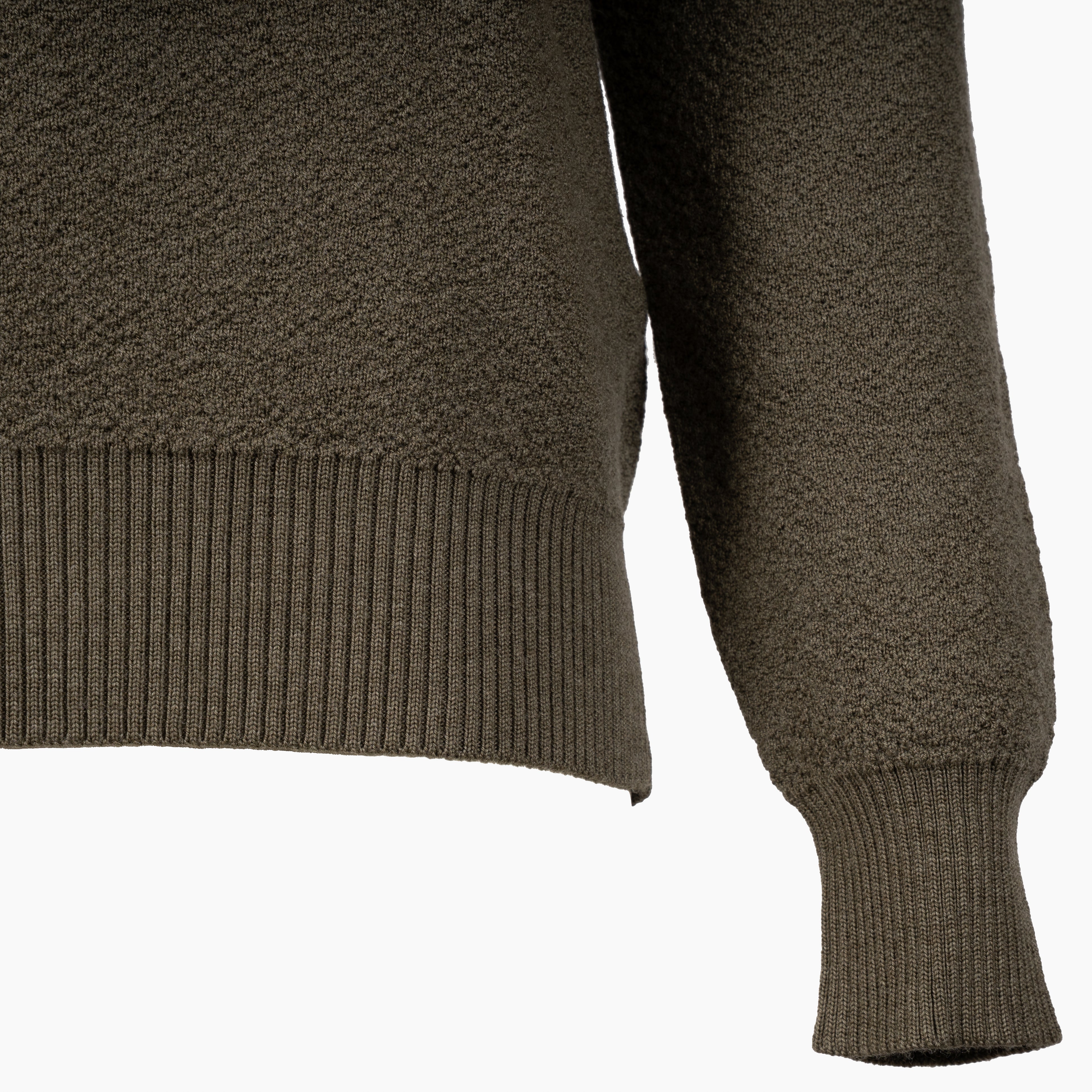 Stone Island Gebreide Trui Groen | Pure RWS Wool
