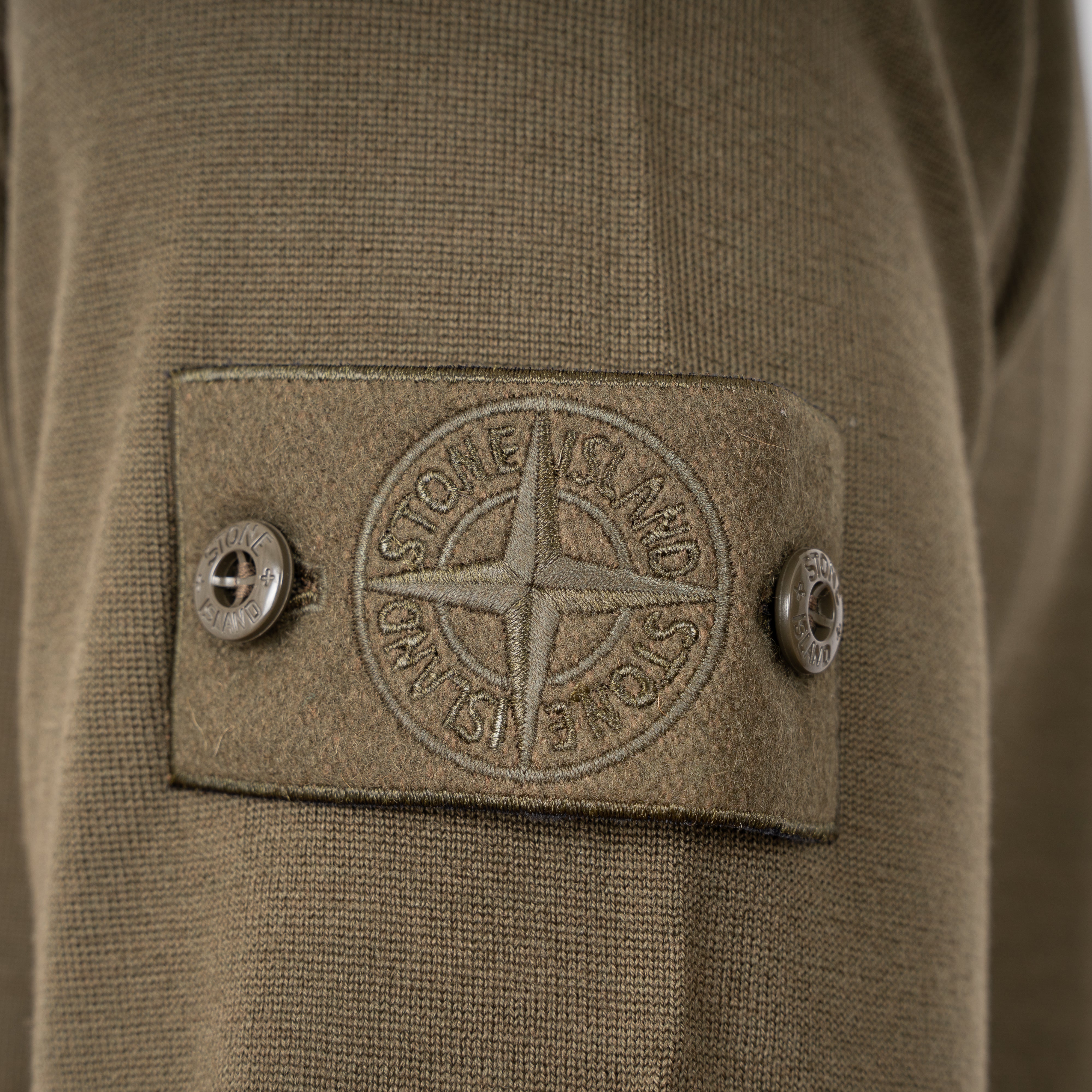 Stone Island Gebreide Trui Groen | Ghost