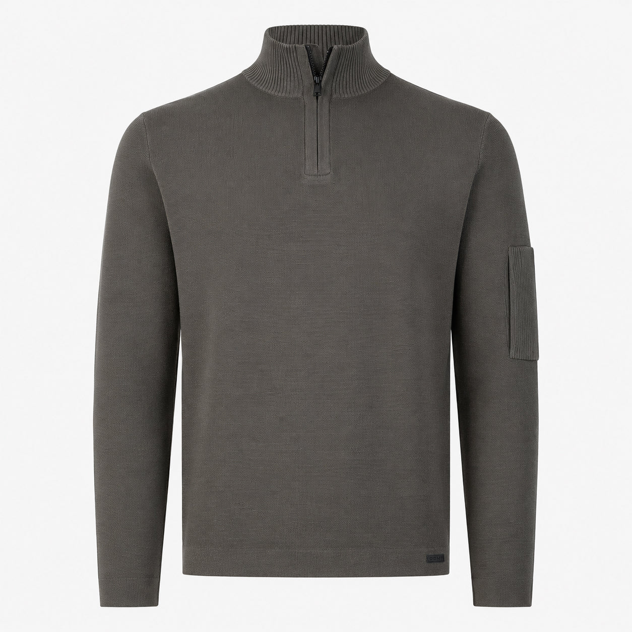 Genti Technische Trui met Rits Groen | Cool Dry
