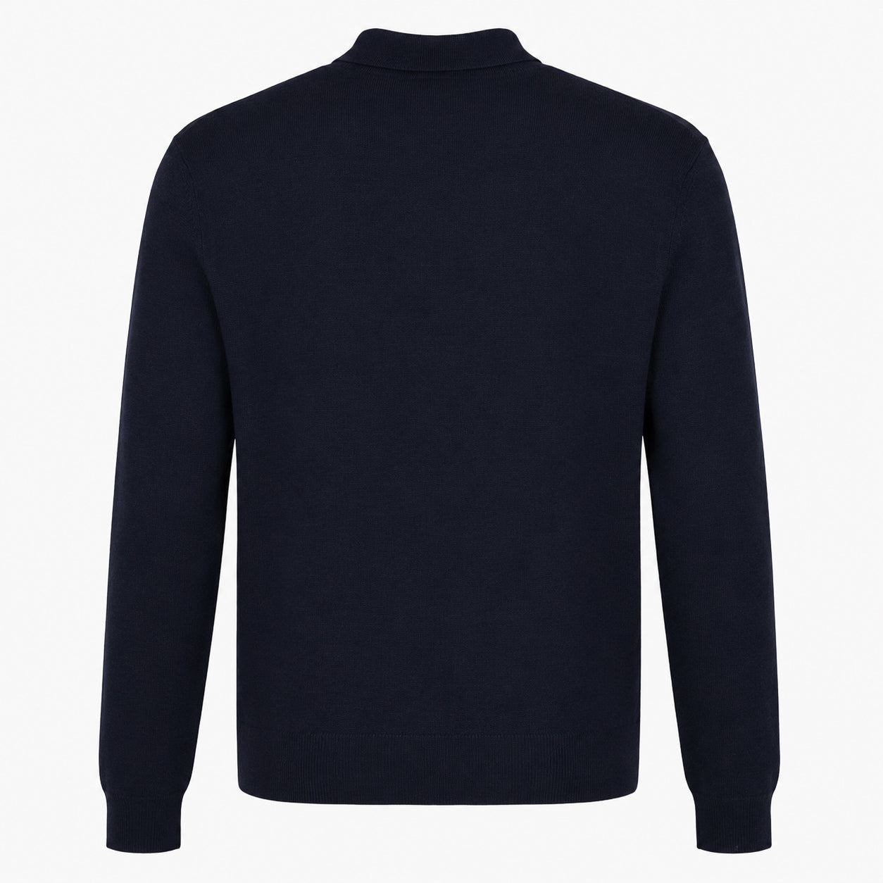 A.P.C. Gebreide Polo Lange Mouw Blauw | Riou