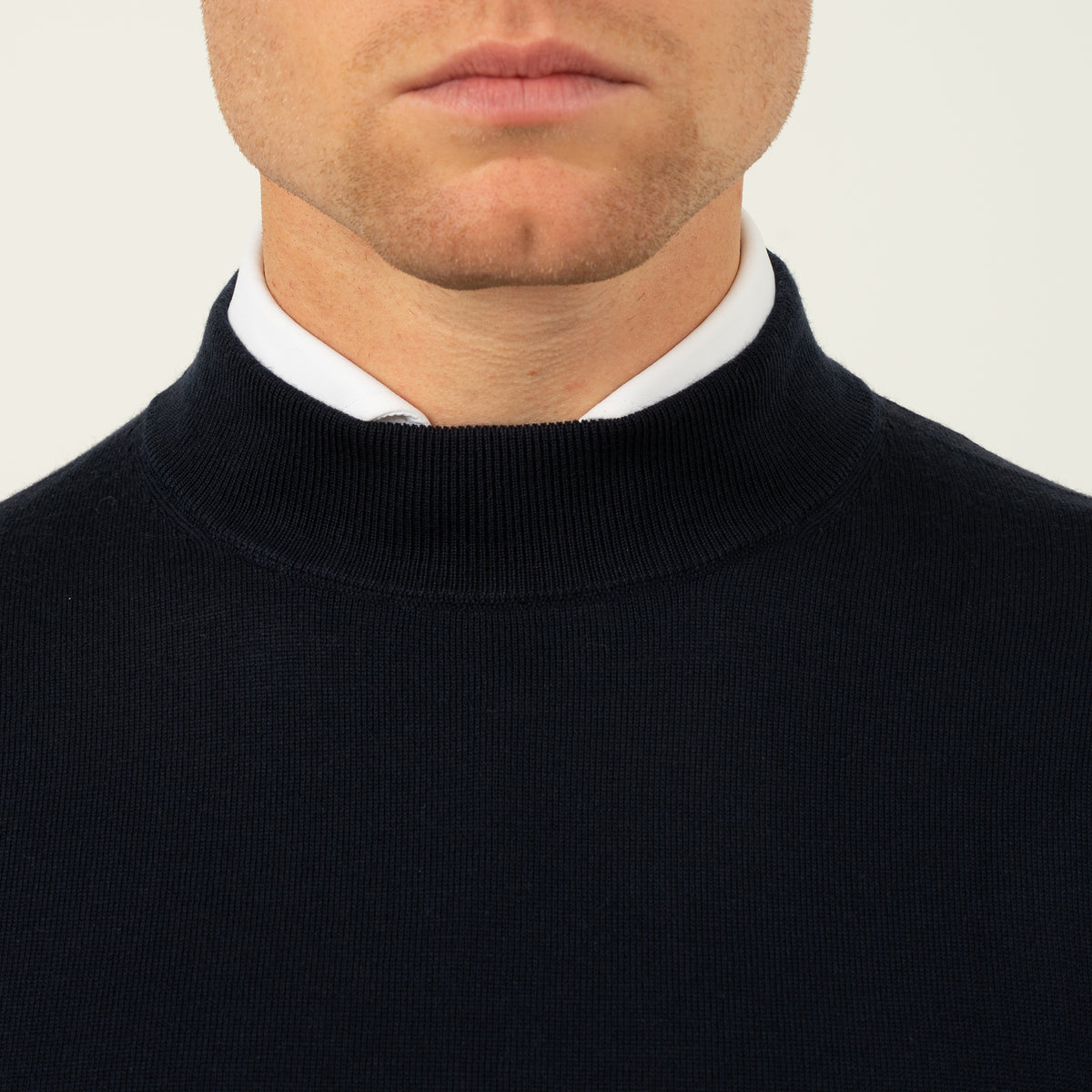 SEVEN DIALS Gebreide Turtleneck Trui Blauw | Goy