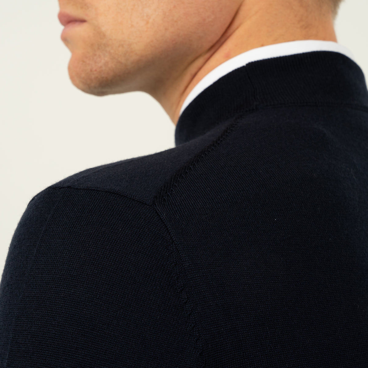 SEVEN DIALS Gebreide Turtleneck Trui Blauw | Goy