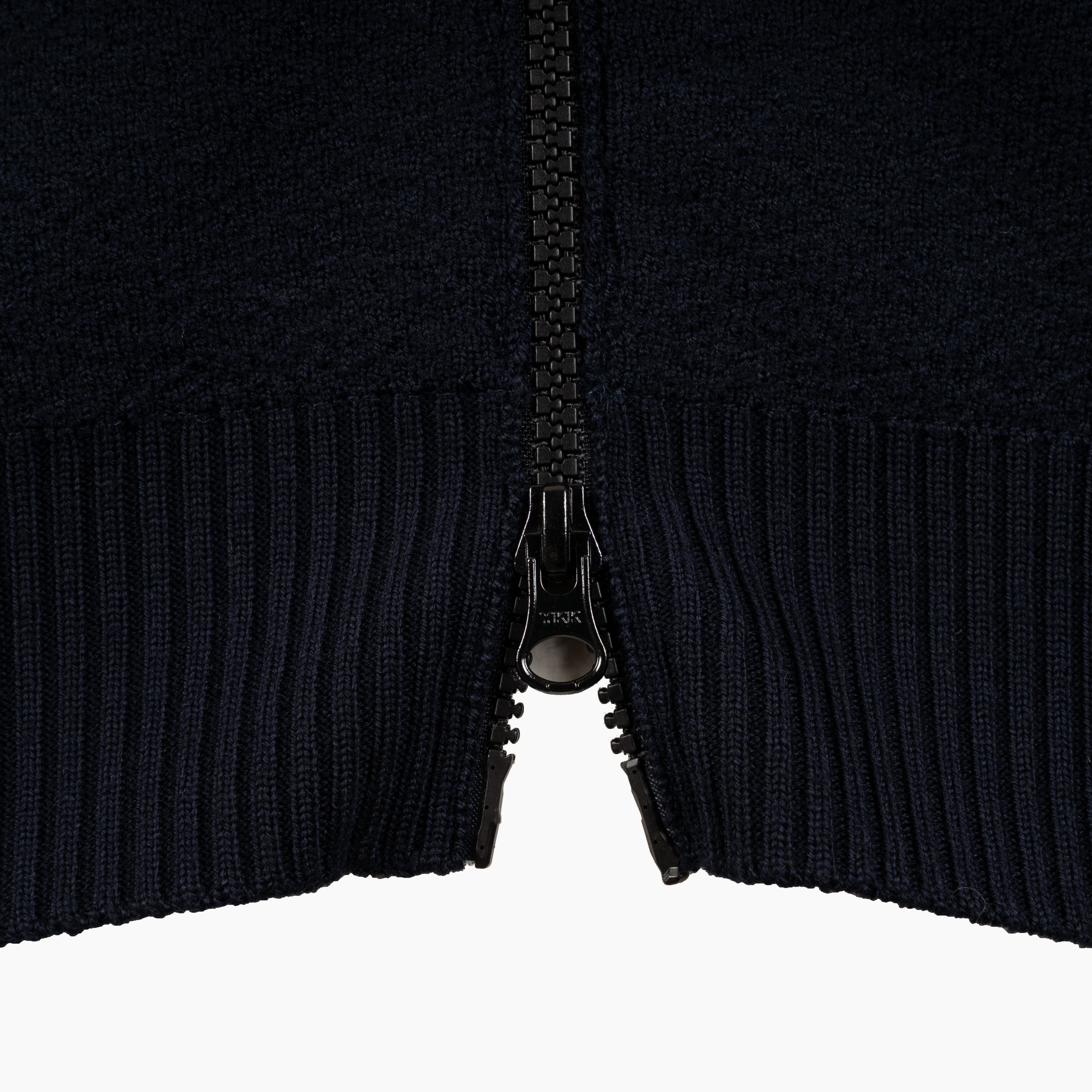 Stone Island Gebreid Vest Blauw | Pure RWS Wool