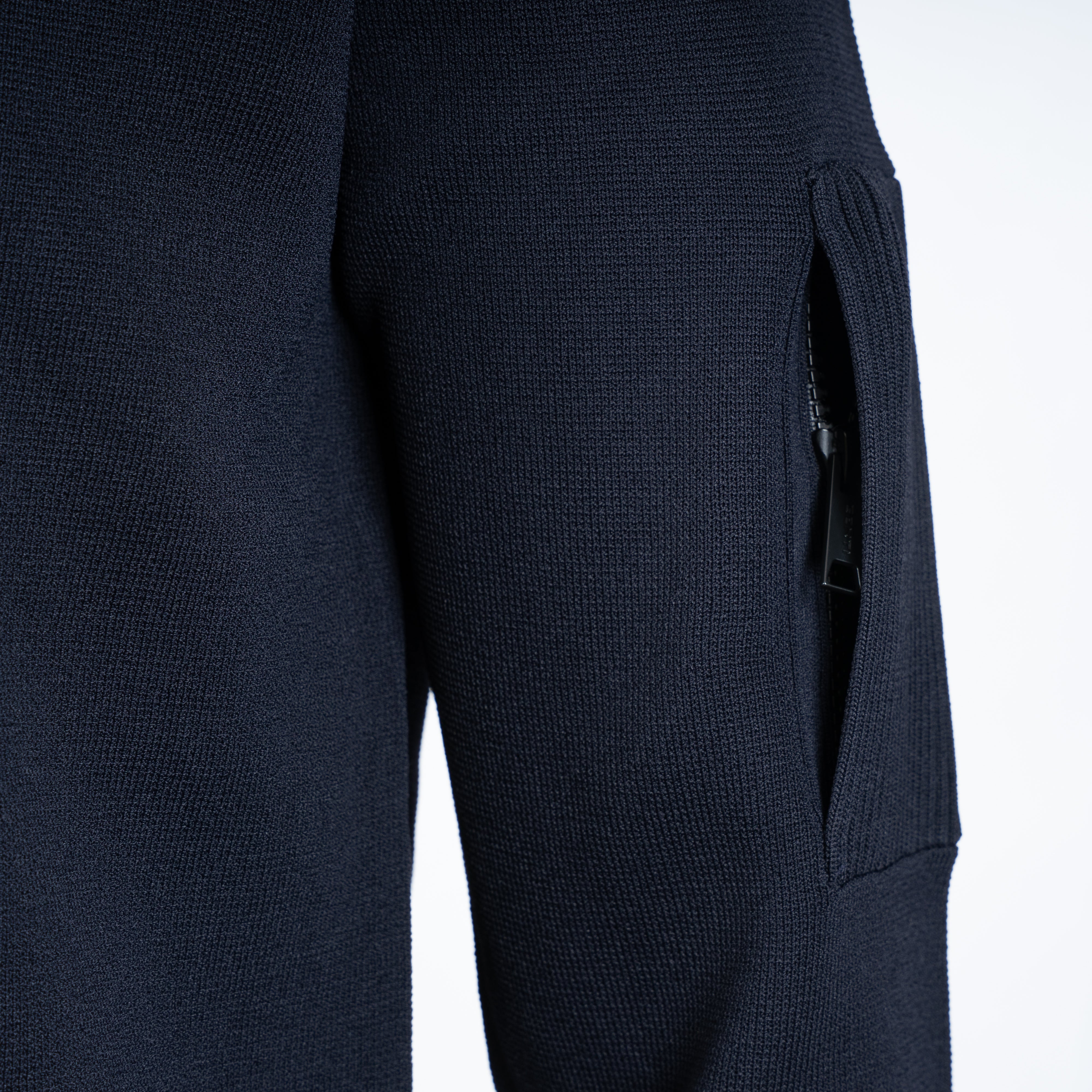 Genti Technische Trui met Rits Blauw | Cool Dry
