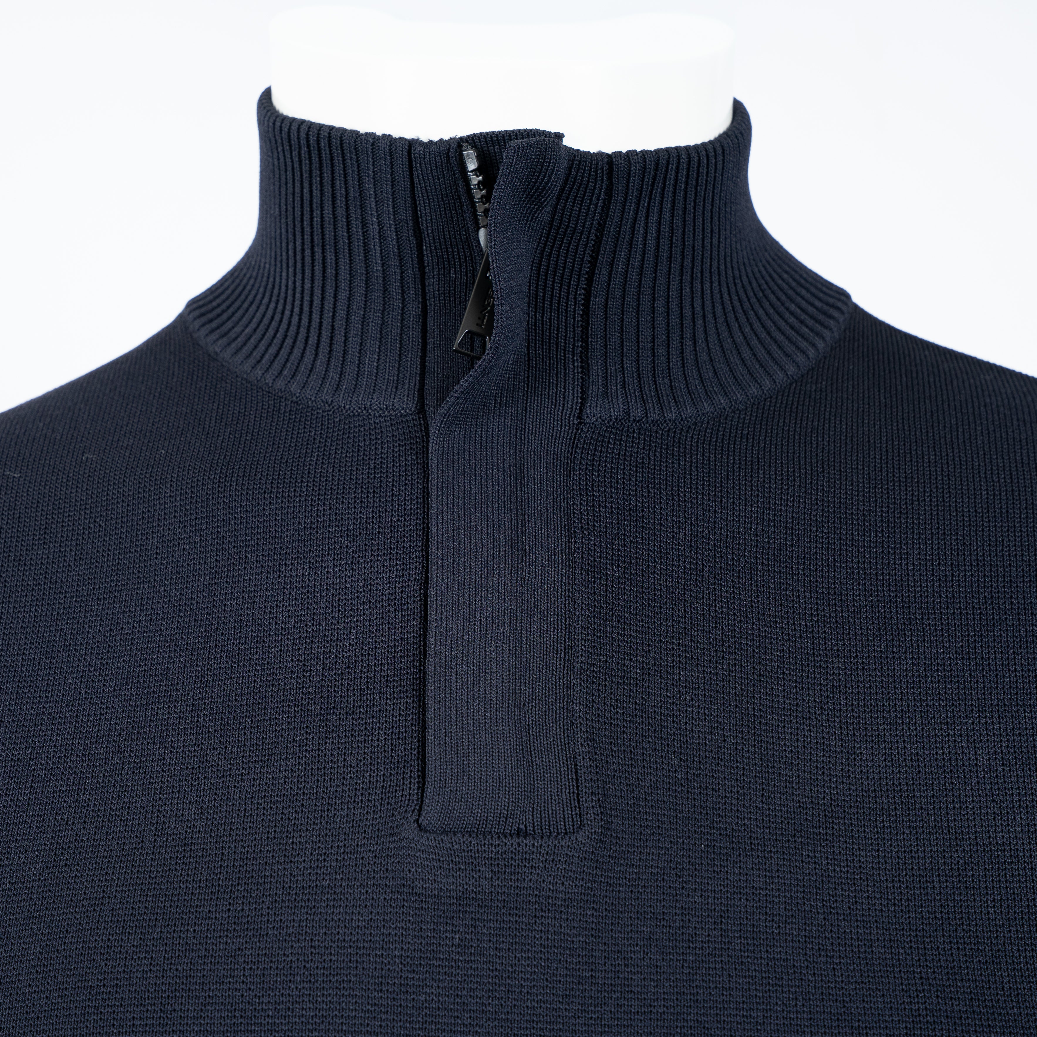 Genti Technische Trui met Rits Blauw | Cool Dry