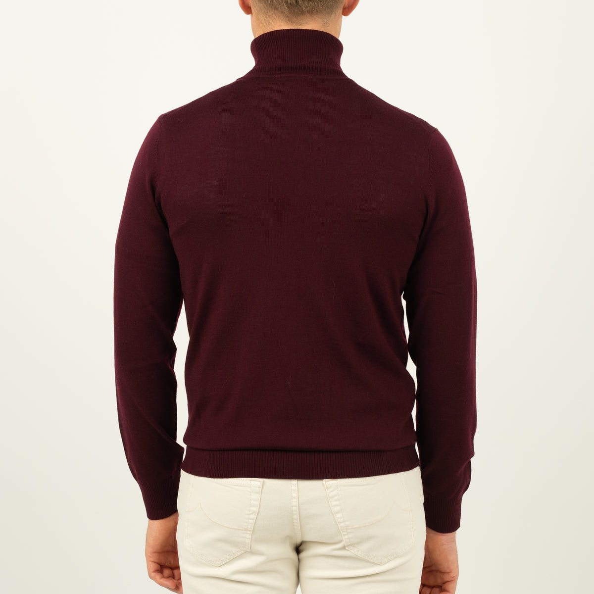 SEVEN DIALS Gebreide Coltrui Bordeauxrood | Shawn