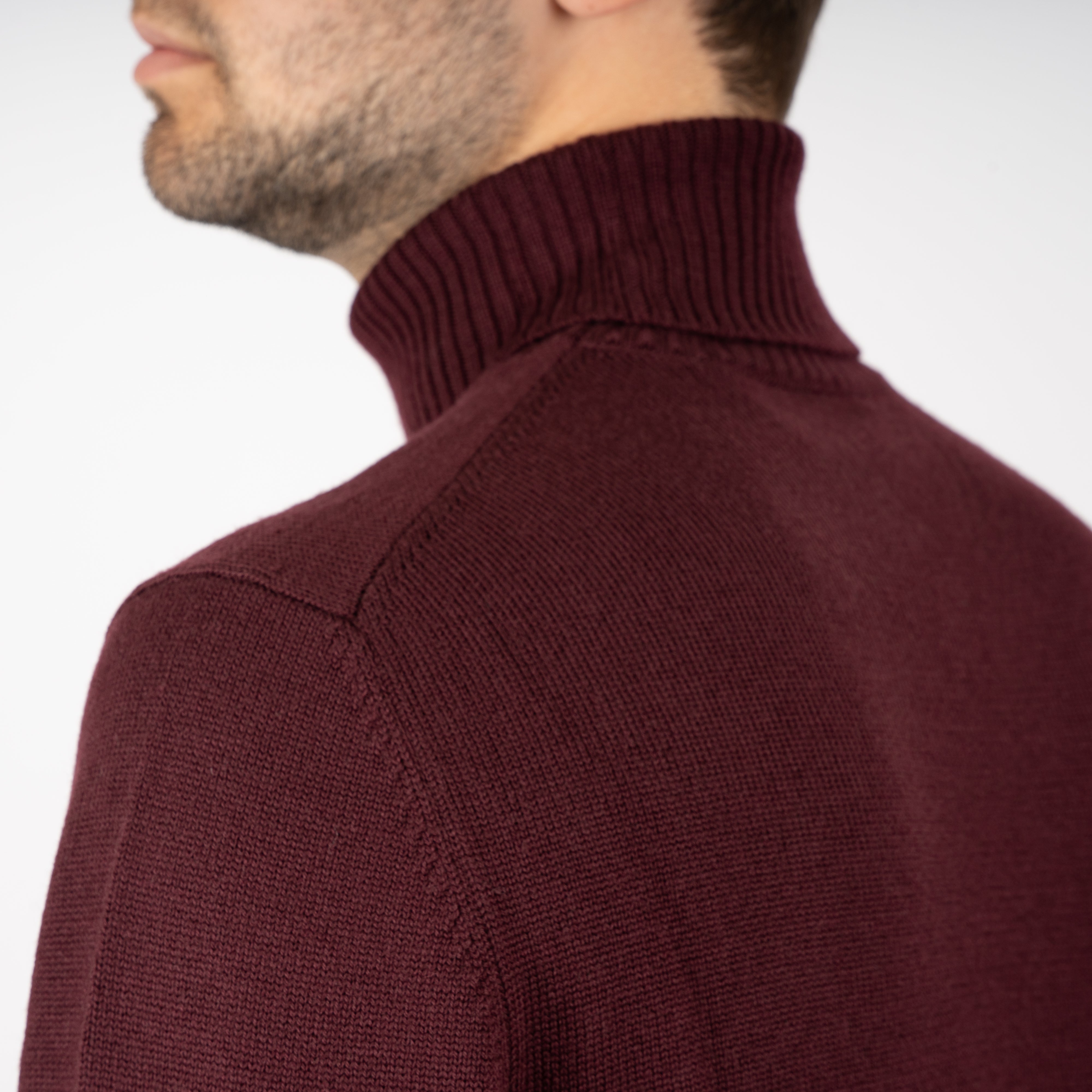 Gran Sasso Coltrui Bordeaux Rood | Extrafine Merino