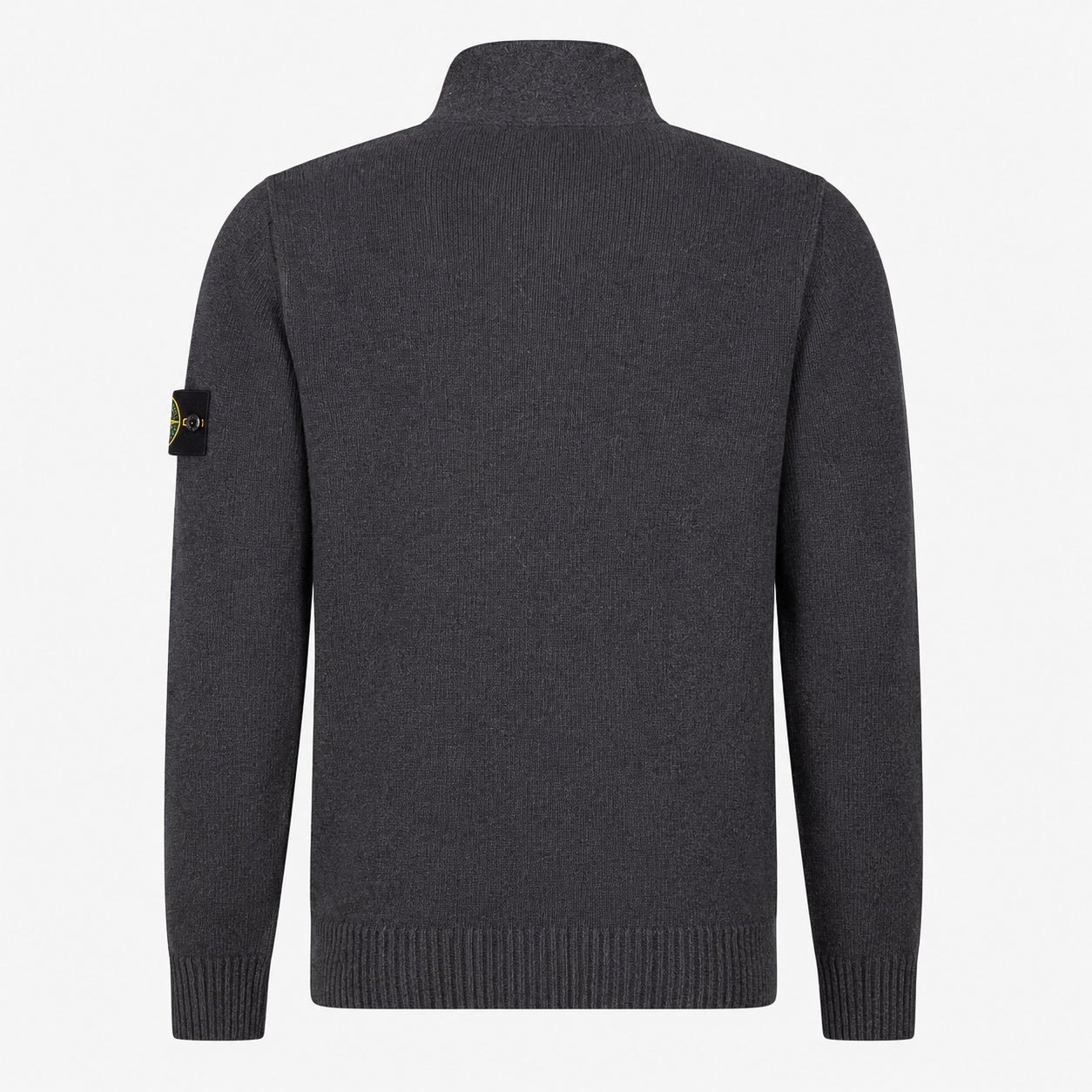 Stone Island Gebreid Vest Grijs | Lambswool