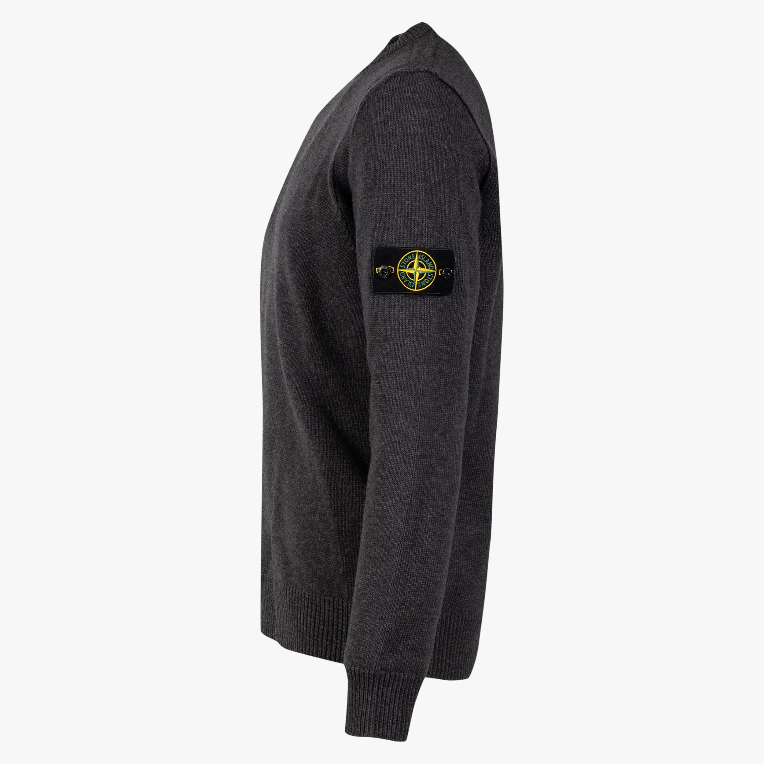 Stone Island Gebreide Trui Donkergrijs | Lambswool