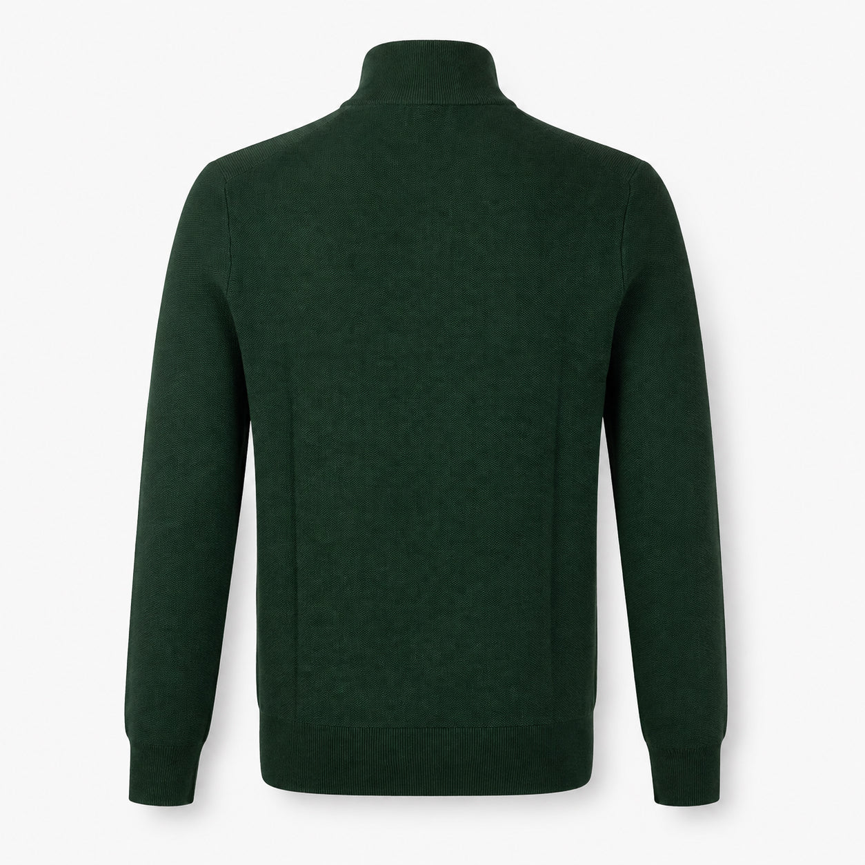Ralph Lauren Gebreide Trui met Rits Donkergroen | Mesh-Knit Cotton