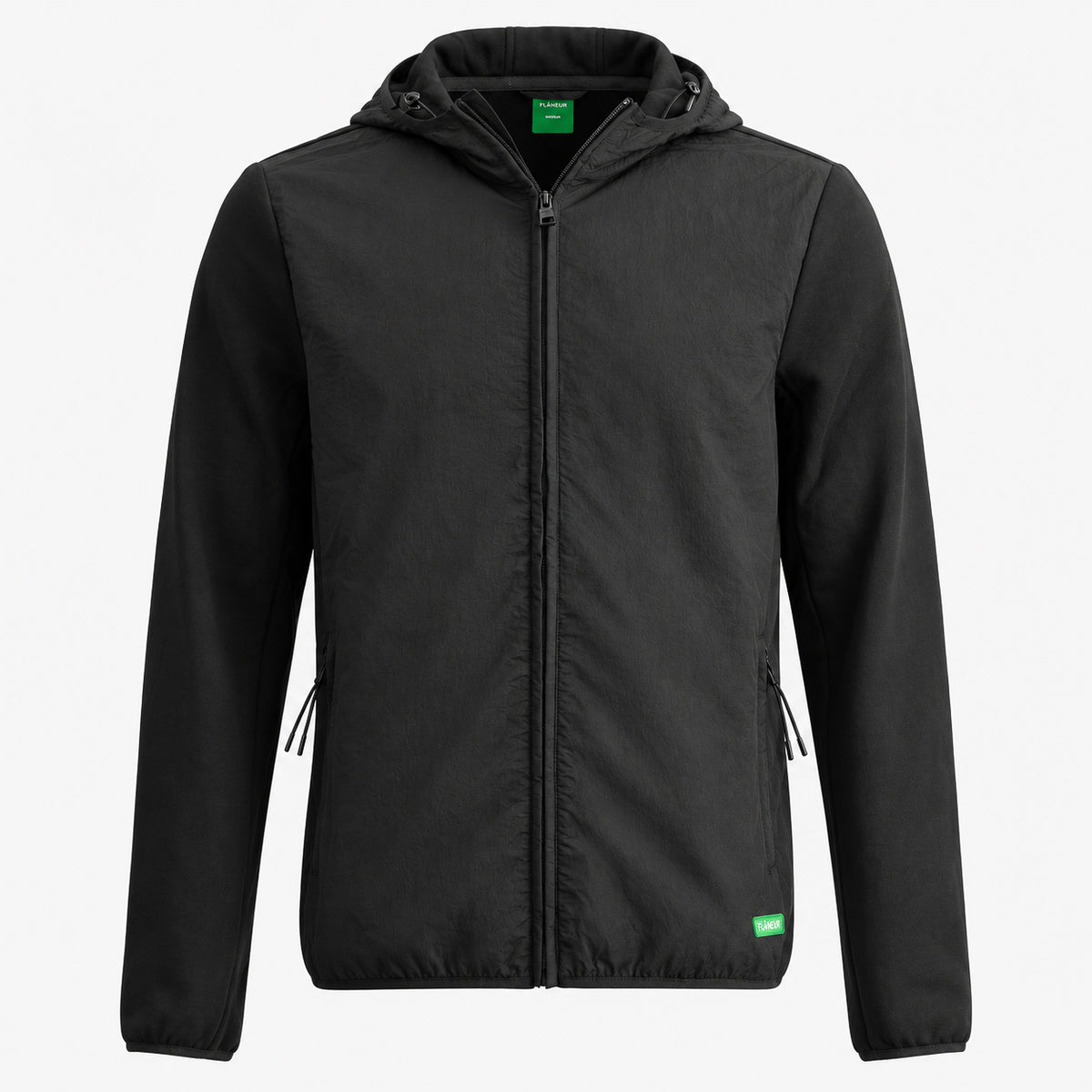 Flaneur Hybride Jack Zwart | Badge Technical Zip-Up