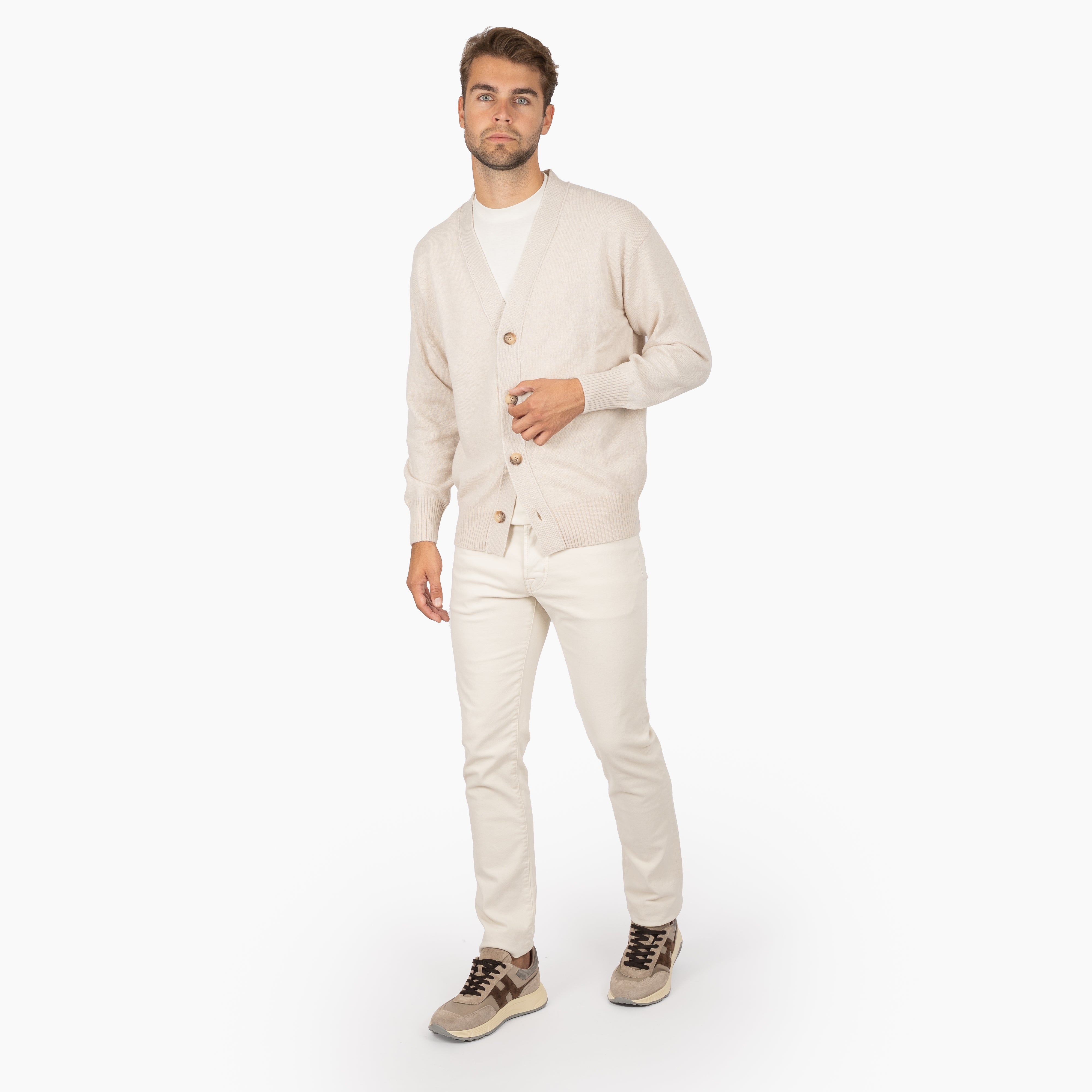 Gran Sasso Cardigan Off-White | Super Geelong
