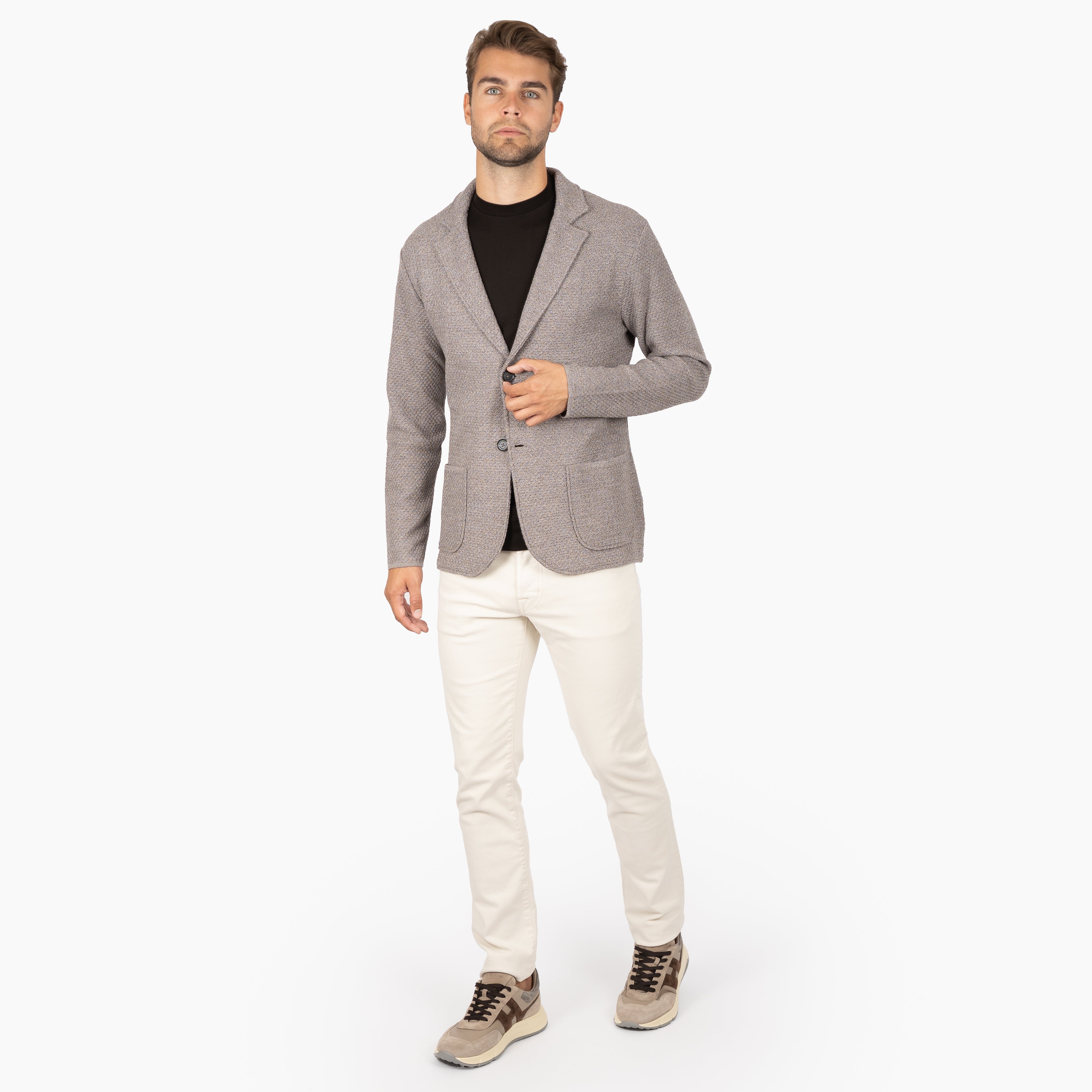 Maurizio Baldassari Gebreid Colbert Beige | San Marco Swacket