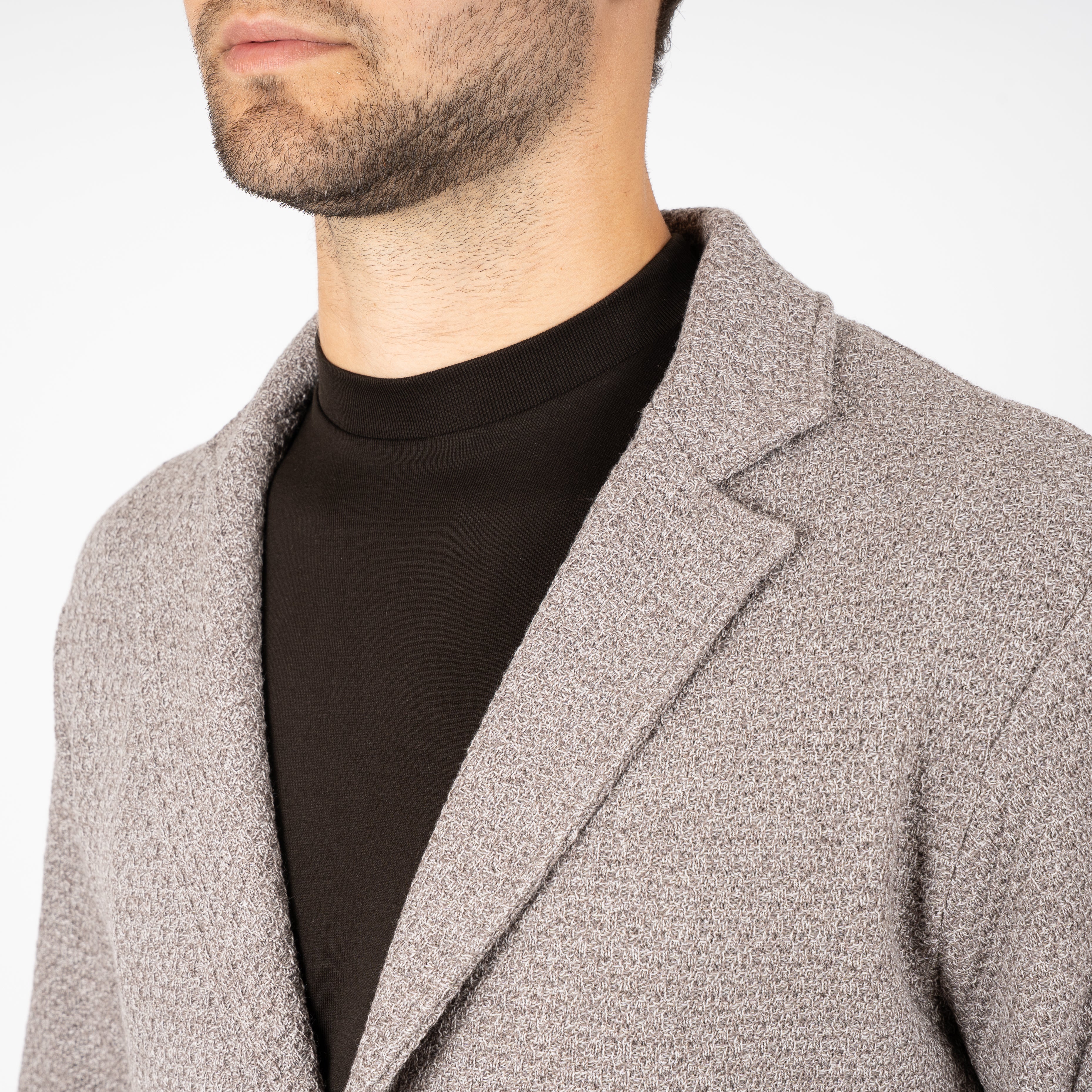 Maurizio Baldassari Gebreid Colbert Beige | San Marco Swacket