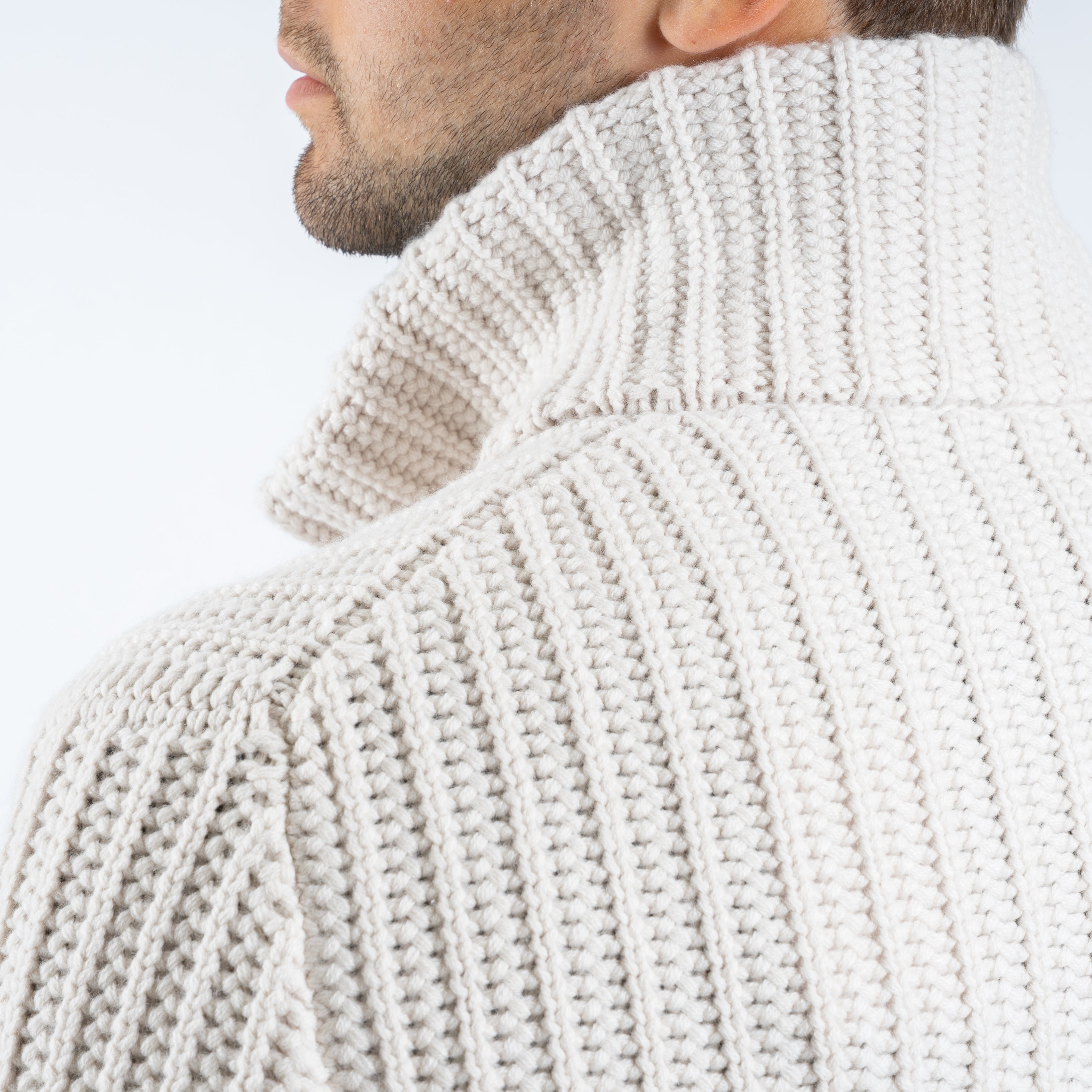 Gran Sasso Vest Off-White | Cashmere Lana