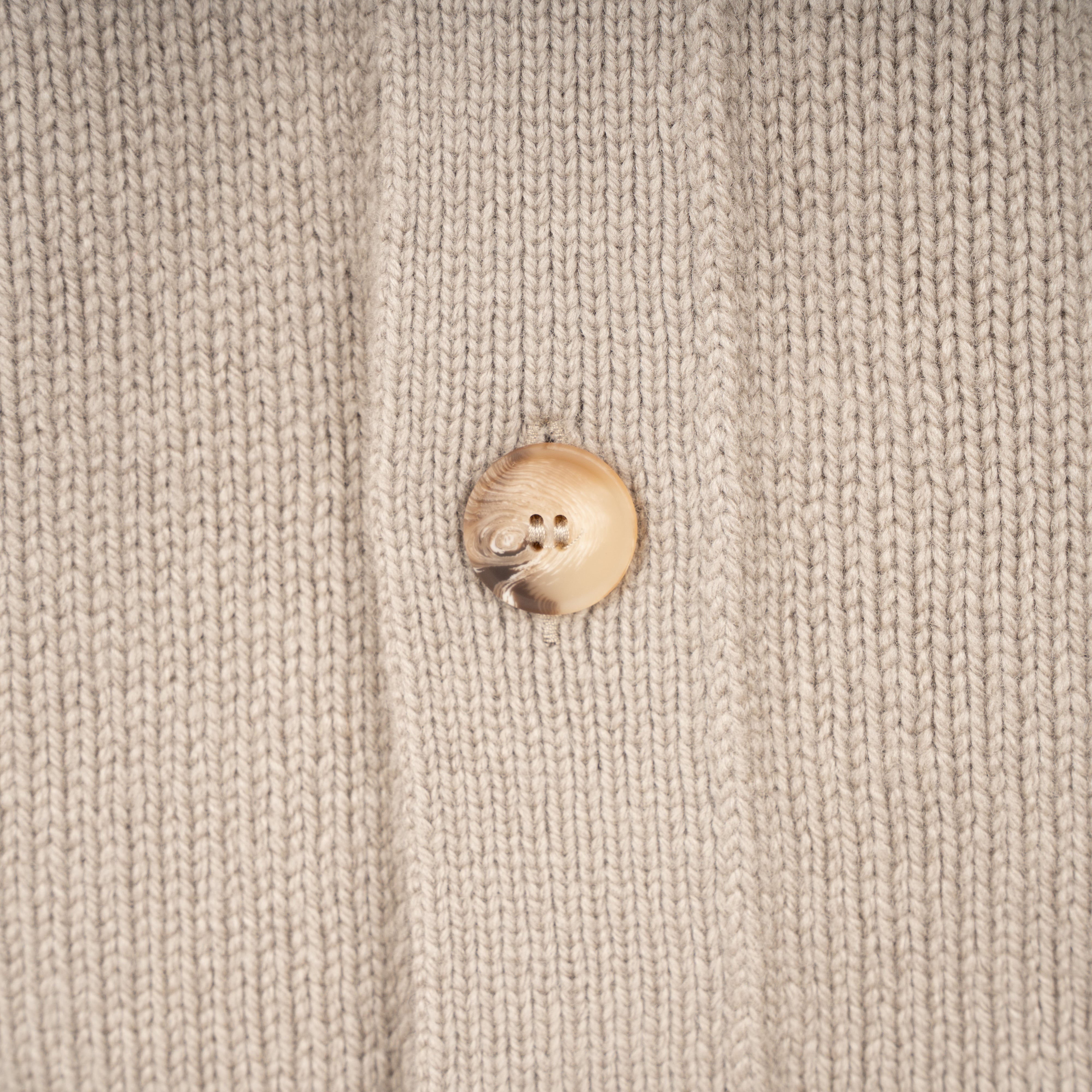 Gran Sasso Gebreid Overshirt Beige | Super Geelong