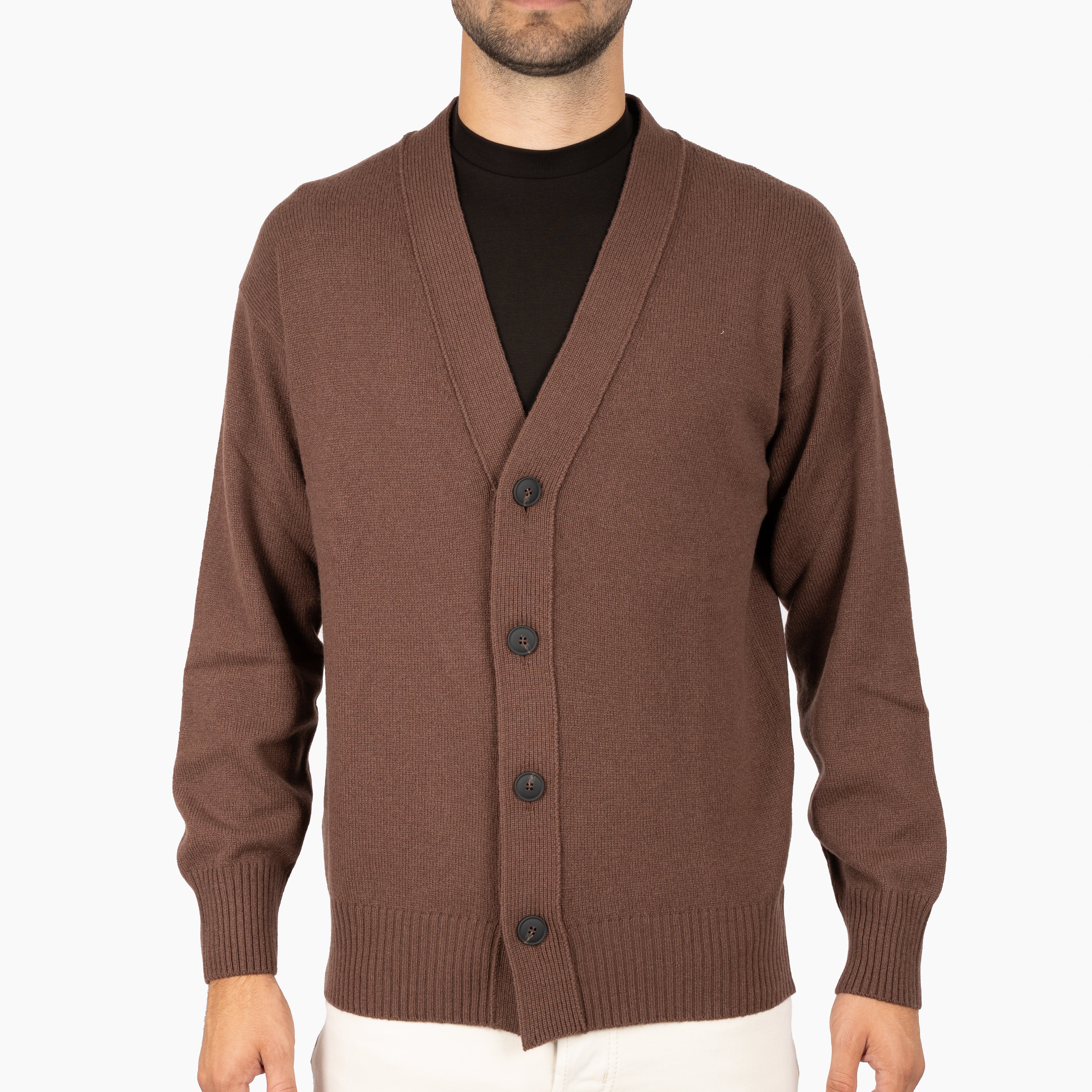 Gran Sasso Cardigan Camel | Super Geelong