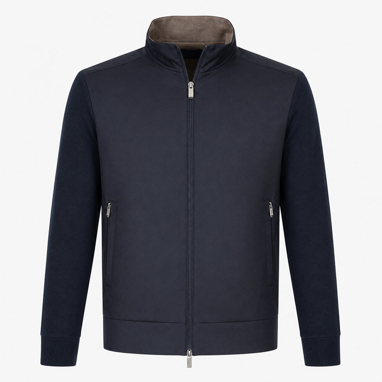 Paul & Shark Hybride Vest Blauw | Loro Piana Rain System®
